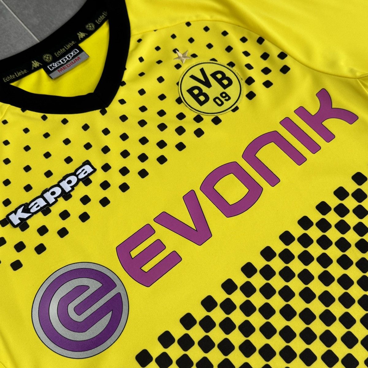 Kappa Kappa Borussia Dortmund 2011/2012 Home Soccer Jersey Size US M / EU 48-50 / 2 - 6 Thumbnail