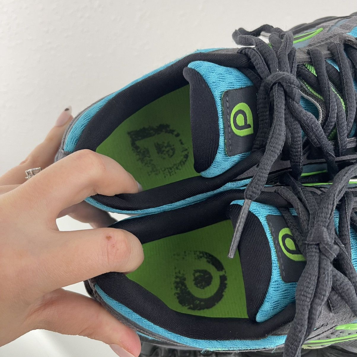 Brooks BROOKS Womens Blue Green PureCadence Road Running Sneakers Size US 7 / IT 37 - 11 Thumbnail