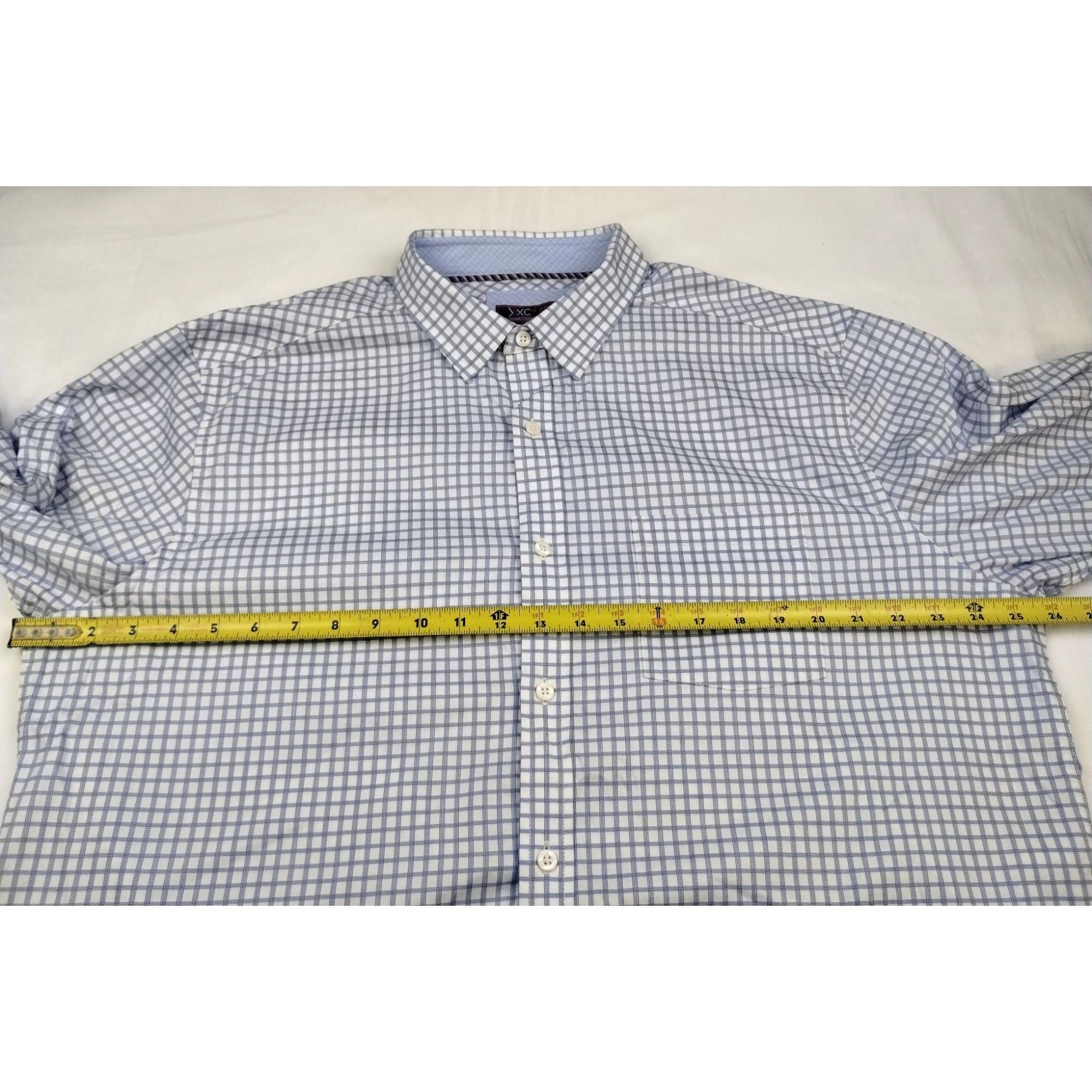 Johnston & Murphy Johnston&Murphy Men's Blue/White Shirt/ButtonUp SzXL SKU3789 Size US XL / EU 56 / 4 - 8 Thumbnail