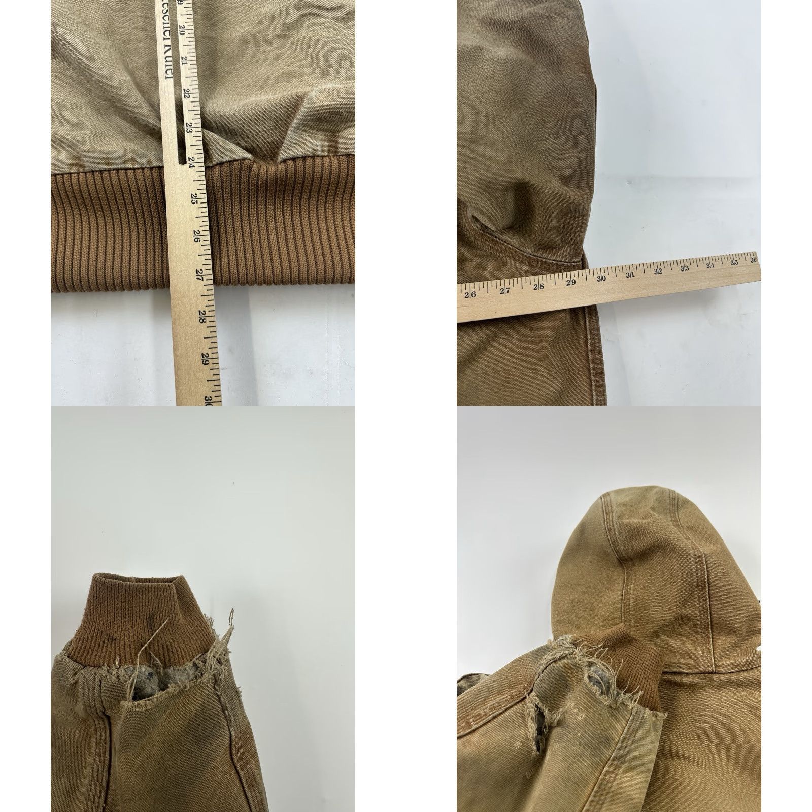 Carhartt VINTAGE Carhartt Jacket Mens 2XL Brown J130 Hooded Zip Work Cheap? Size US XXL / EU 58 / 5 - 9 Thumbnail