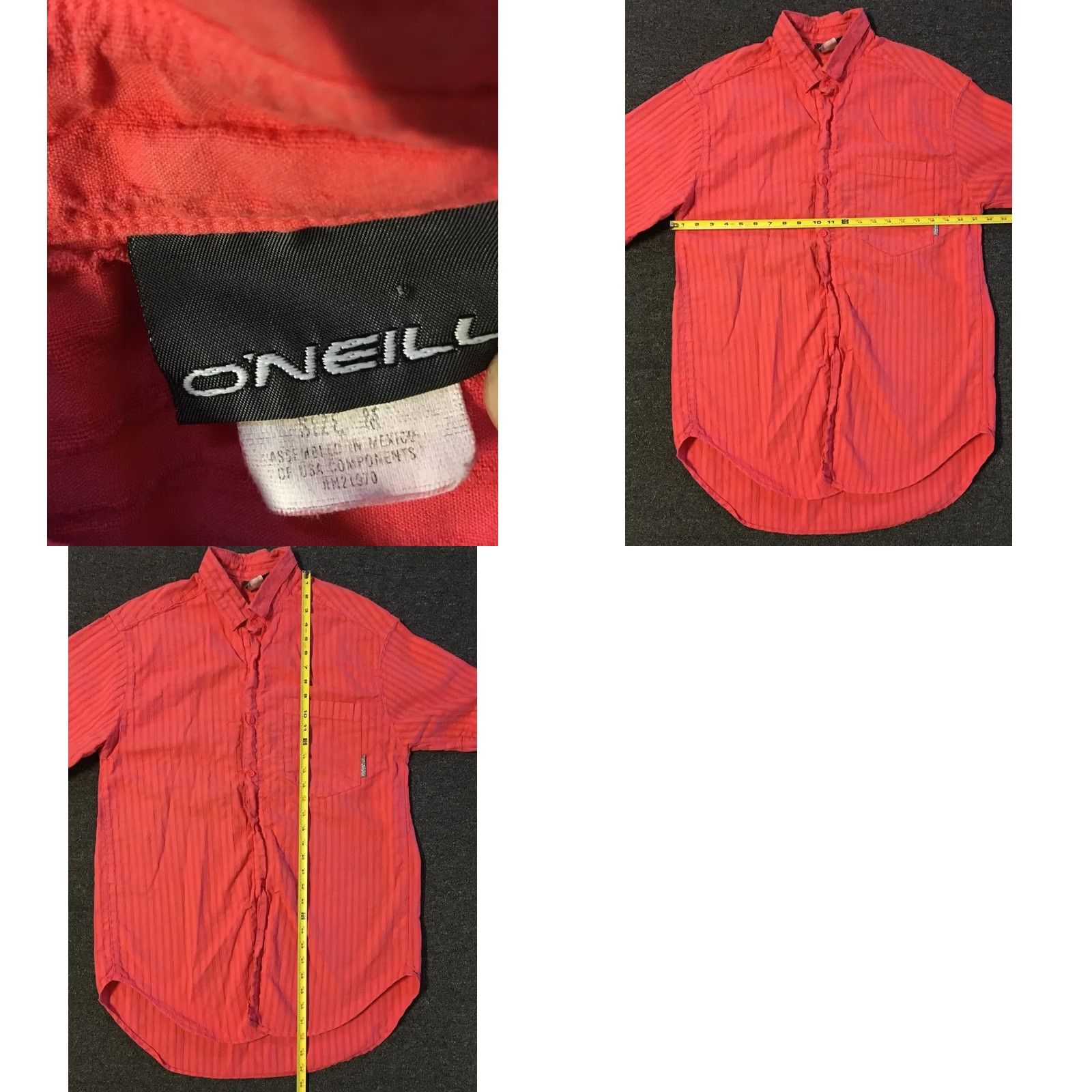 Quiksilver VINTAGE Quiksilver Shirt M Red Button-Up Short Sleeve Collared 70s 80s Grunge Vaporwave Surf Beach Casual Mens Size US M / EU 48-50 / 2 - 8 Thumbnail