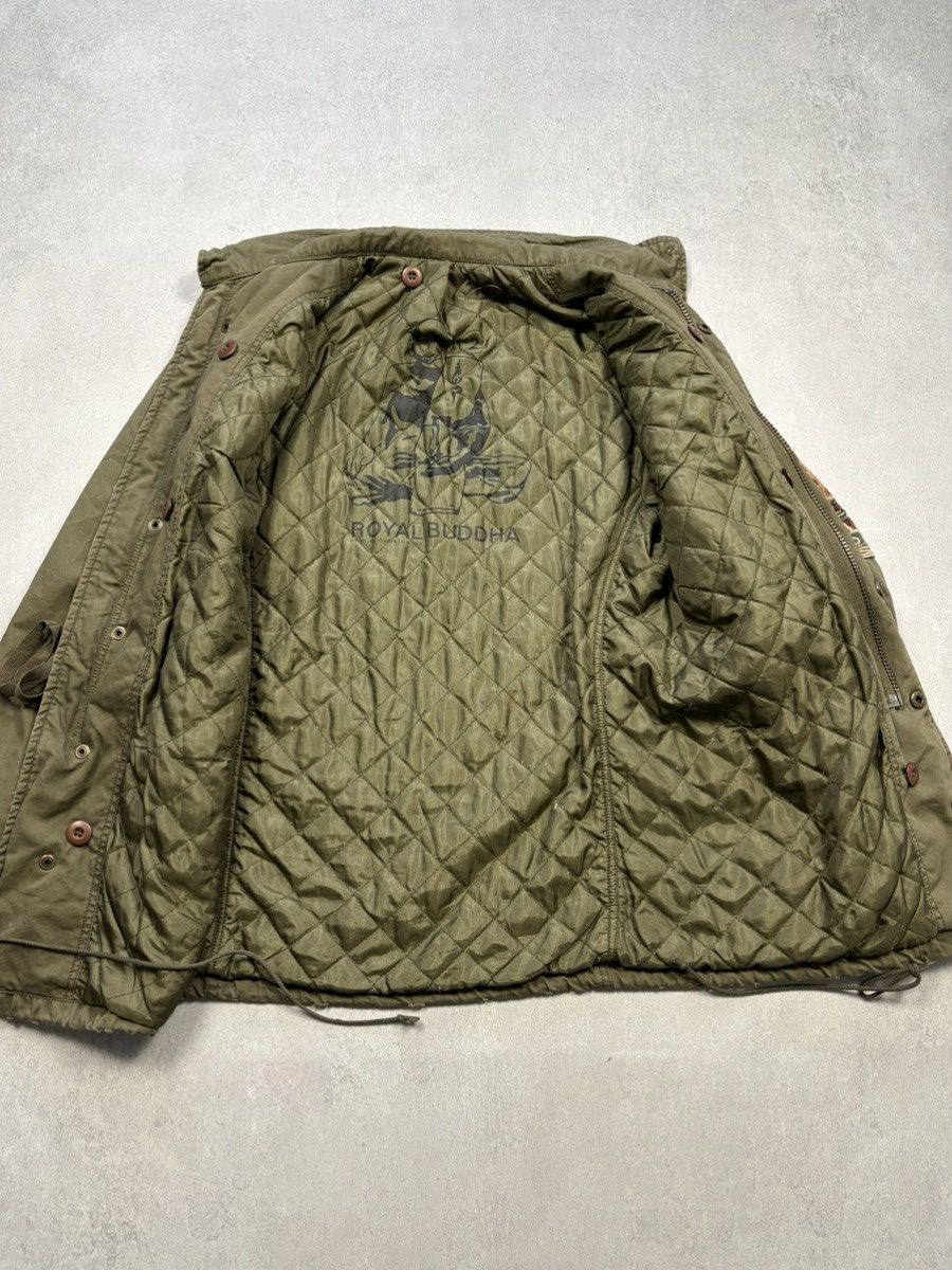 Vintage Vintage Royal Buddha Military Embroidered Jacket U.S Army Size US S / EU 44-46 / 1 - 20 Thumbnail