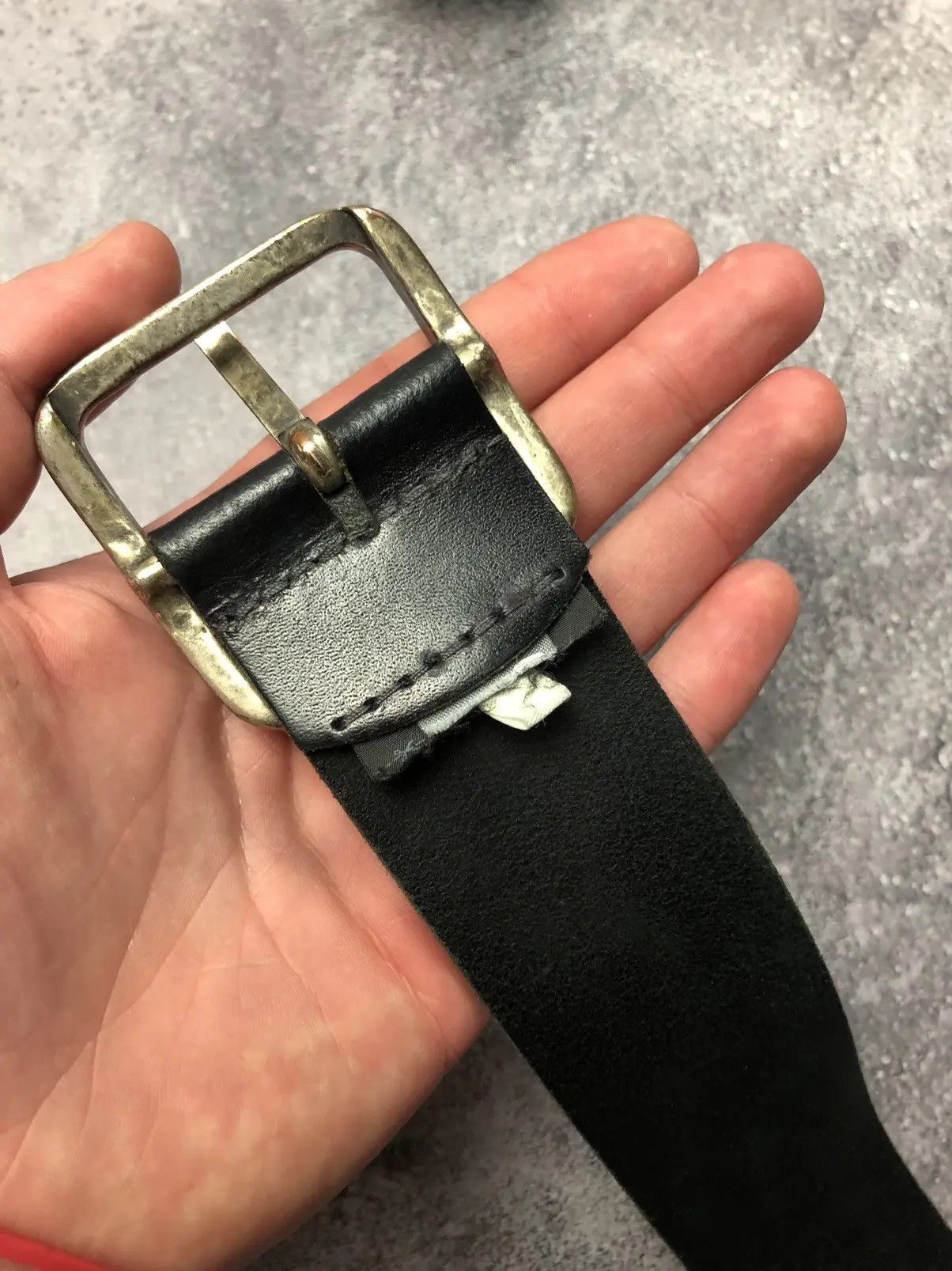 G-Star G-STAR-RAW Black Leather Hype Belt Buckle Logo Streetwear Size ONE SIZE - 6 Thumbnail