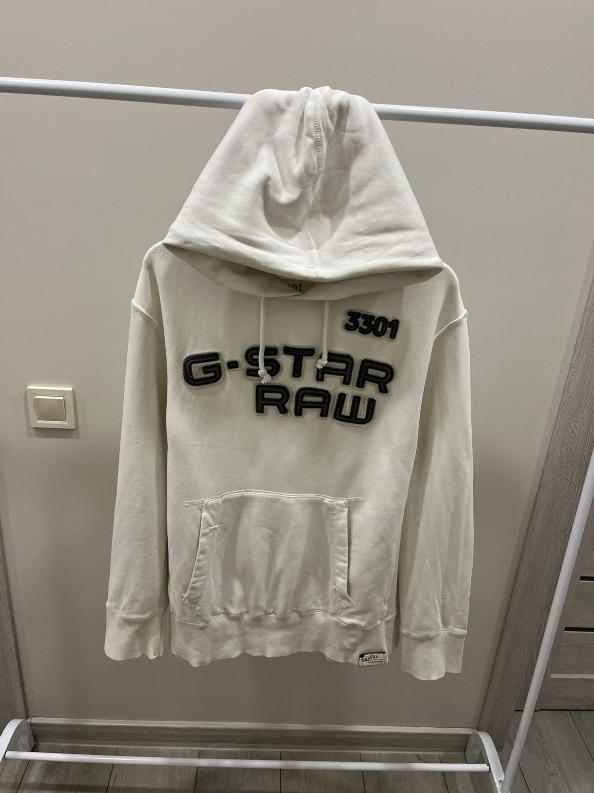 G-Star 🔥Gstar hoodie🔥 vintage Y2K white size XXL-XL Size US XL / EU 56 / 4 - 1 Thumbnail