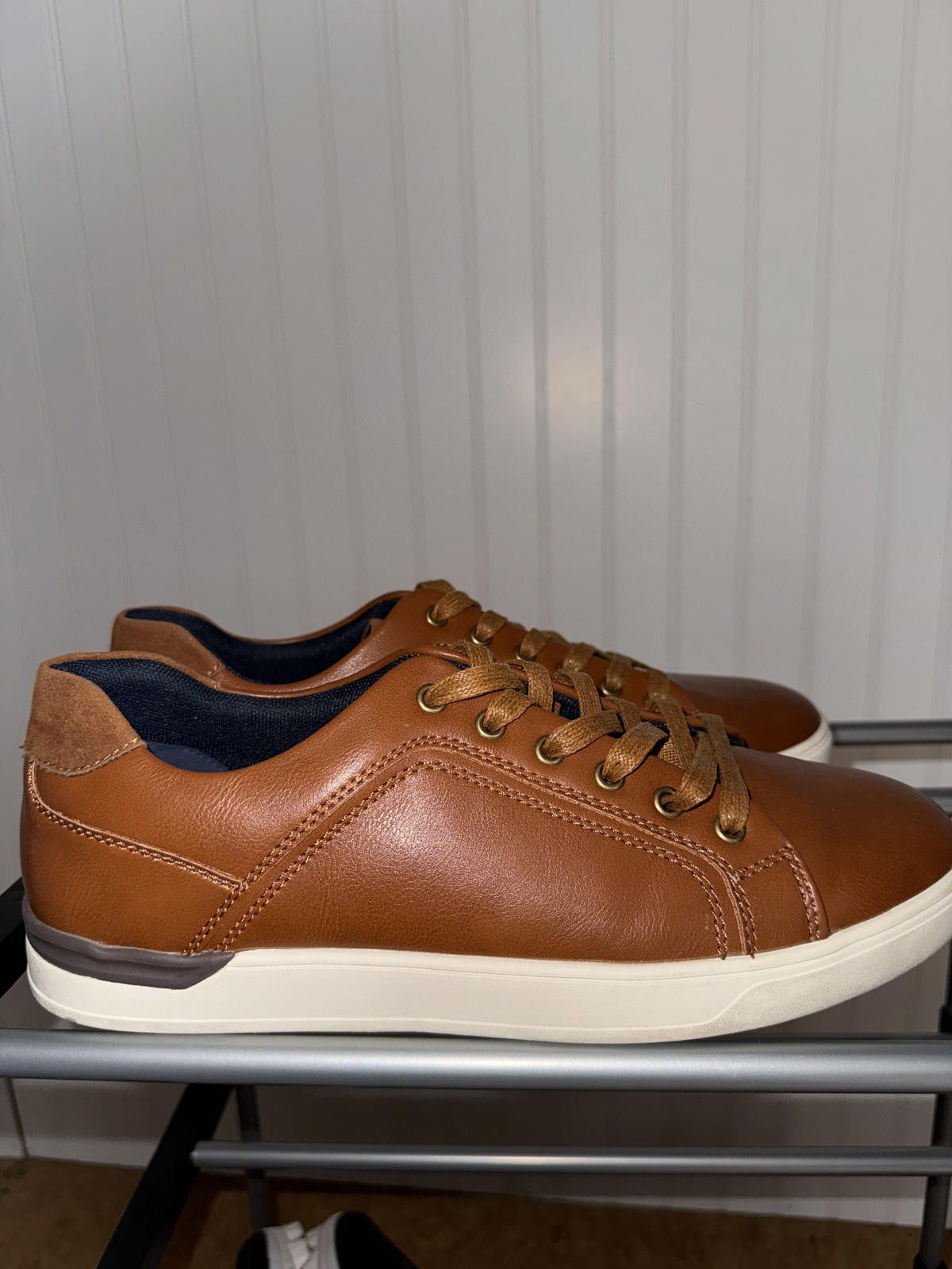 Mario Bruni Bruno Marc Men's Casual Brown Faux Leather Sneakers Size US 9 / EU 42 - 2 Thumbnail