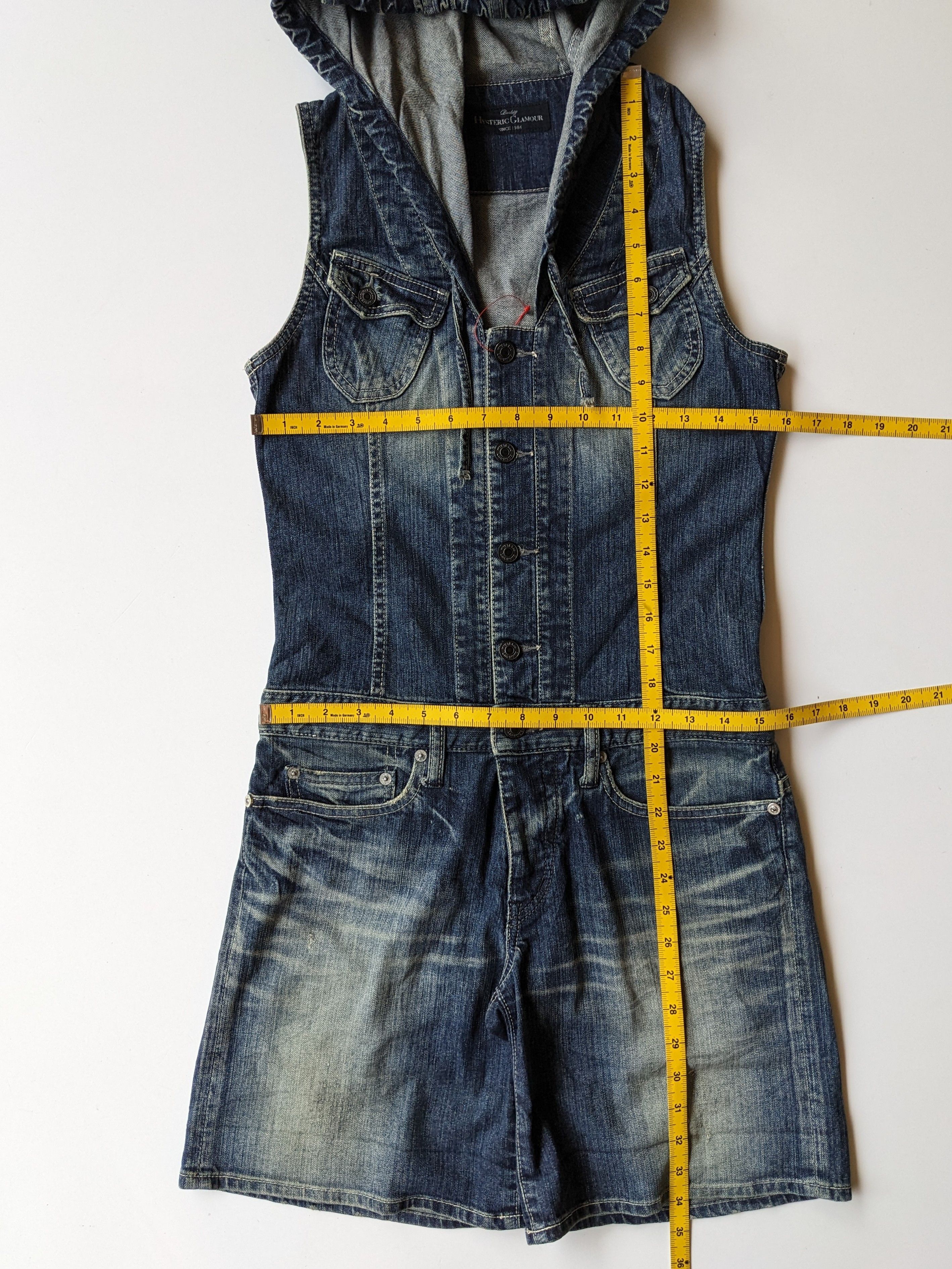 Hysteric Glamour Hysteric Glamour jumpsuit hoodie denim Size S / US 4 / IT 40 - 7 Thumbnail