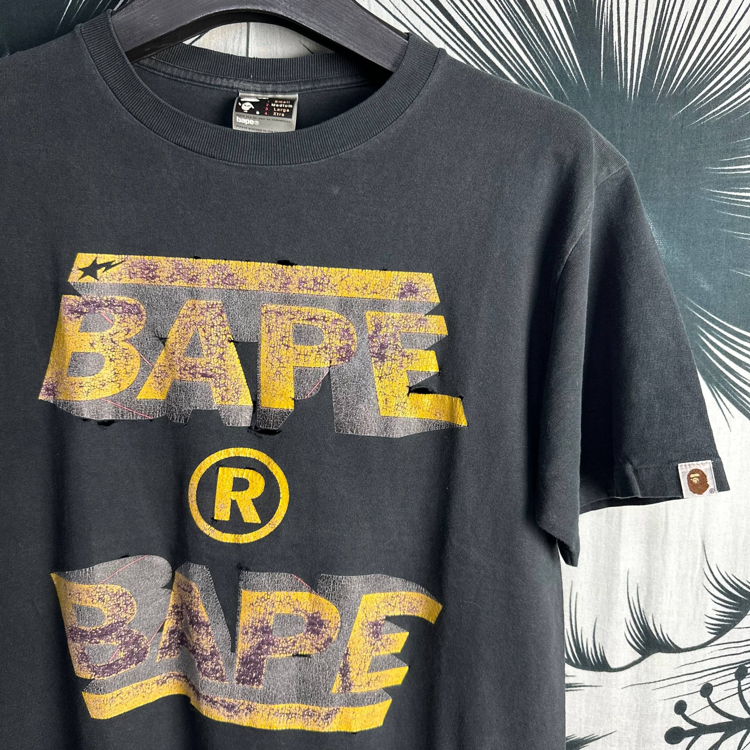 Bape OG Vintage A Bathing Ape Star Archives Distressed T-Shirt Size US M / EU 48-50 / 2 - 3 Thumbnail