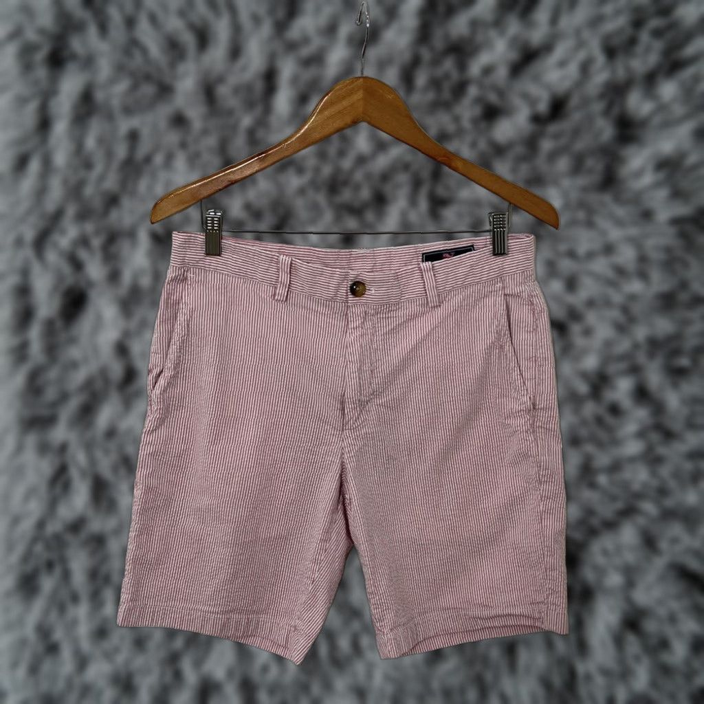 Vineyard Vines Vineyard Vines Mens Seersucker Shorts 32 Pink White Preppy Country Club Style Size US 32 / EU 48 - 1 Thumbnail