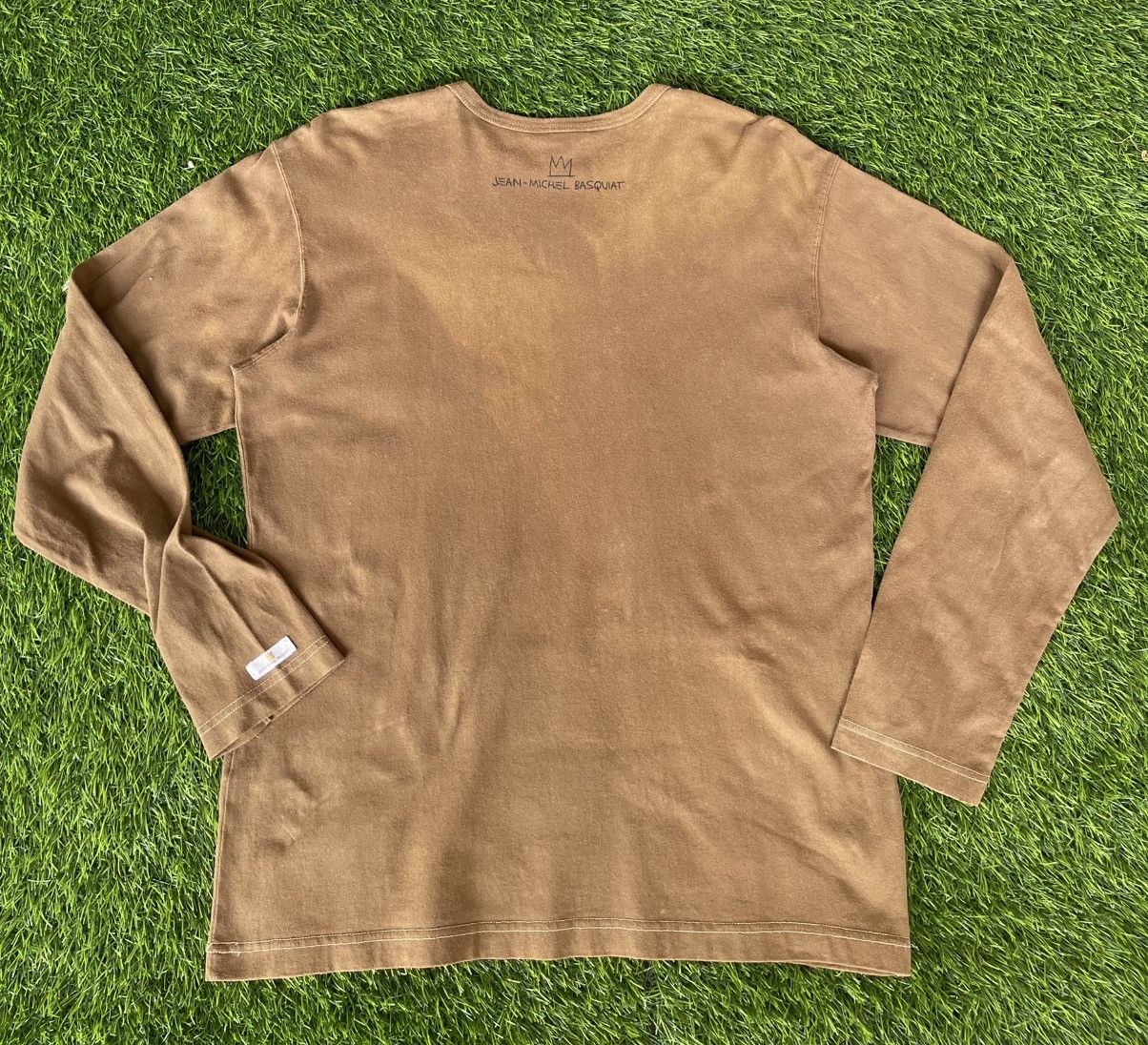 Jean-Michel Basquiat Sun Faded🔥Jean Michel Basquiat🔥Aaron Long Sleeve Tshirt Size US L / EU 52-54 / 3 - 16 Thumbnail