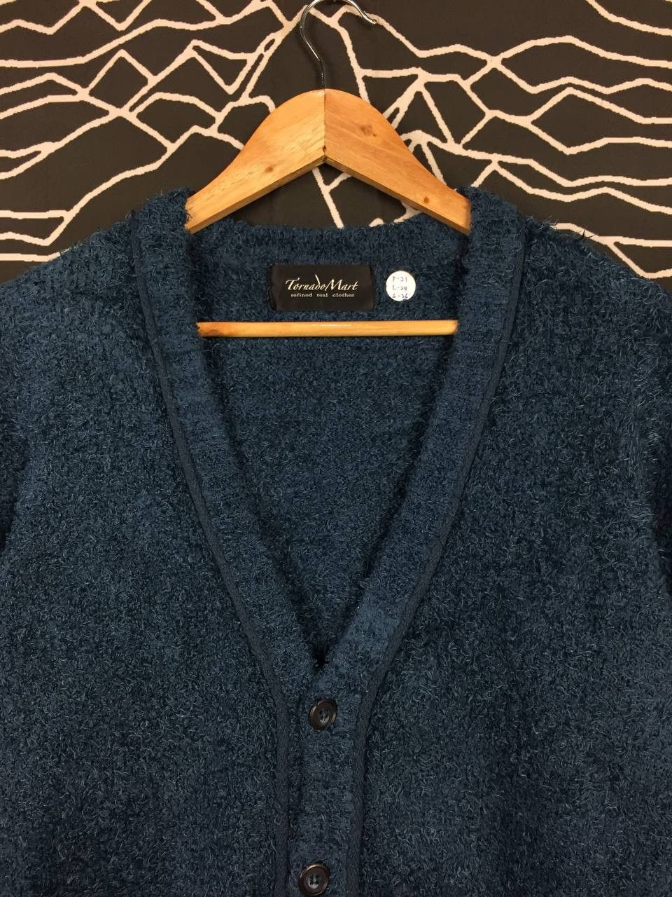 Tornado Mart Tornado Mart Shaggy Mohair Cardigan Size US M / EU 48-50 / 2 - 3 Thumbnail