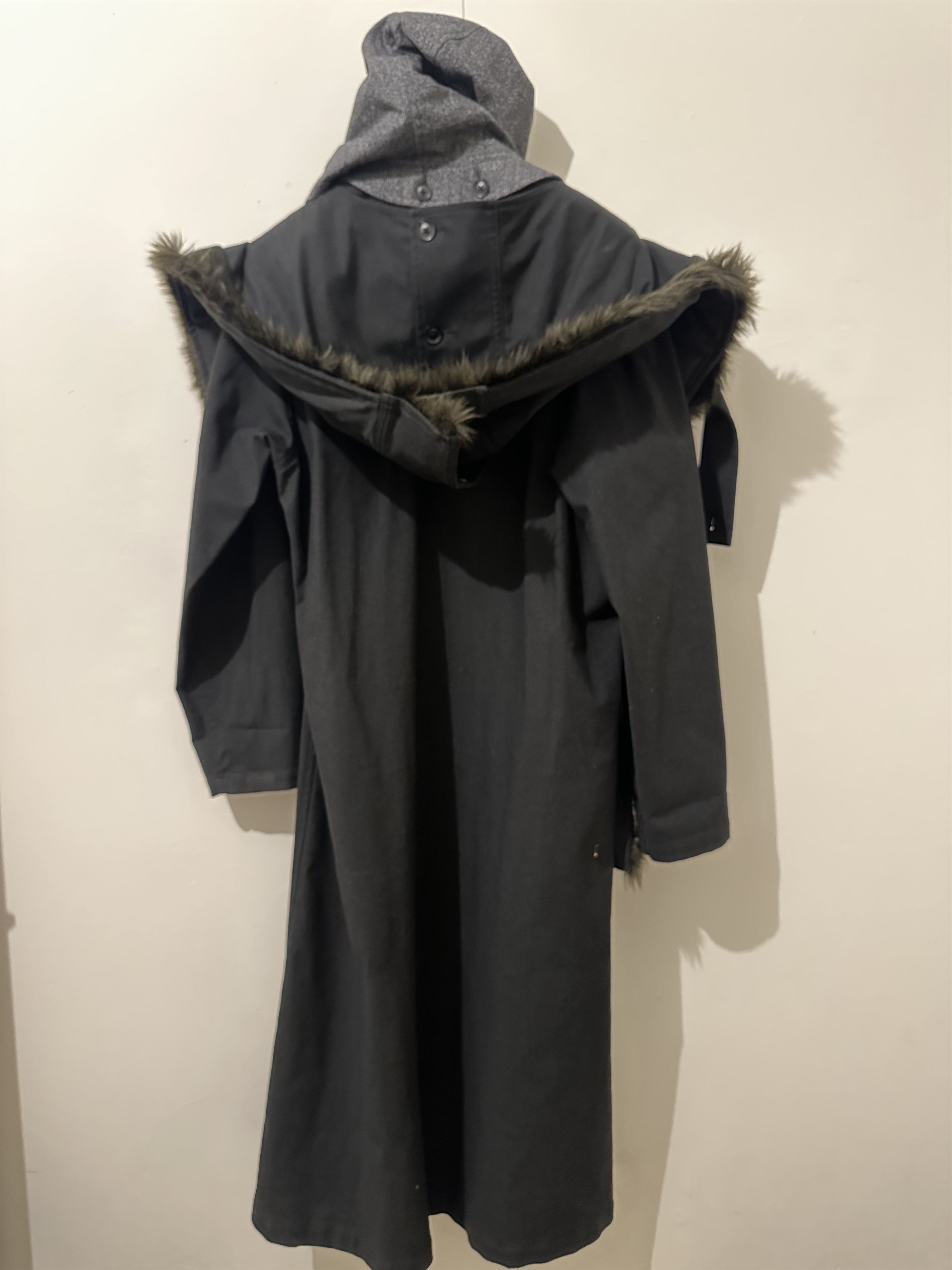 Yohji Yamamoto AW19 Detachable Hooded Fur Jacket Size US M / EU 48-50 / 2 - 3 Thumbnail