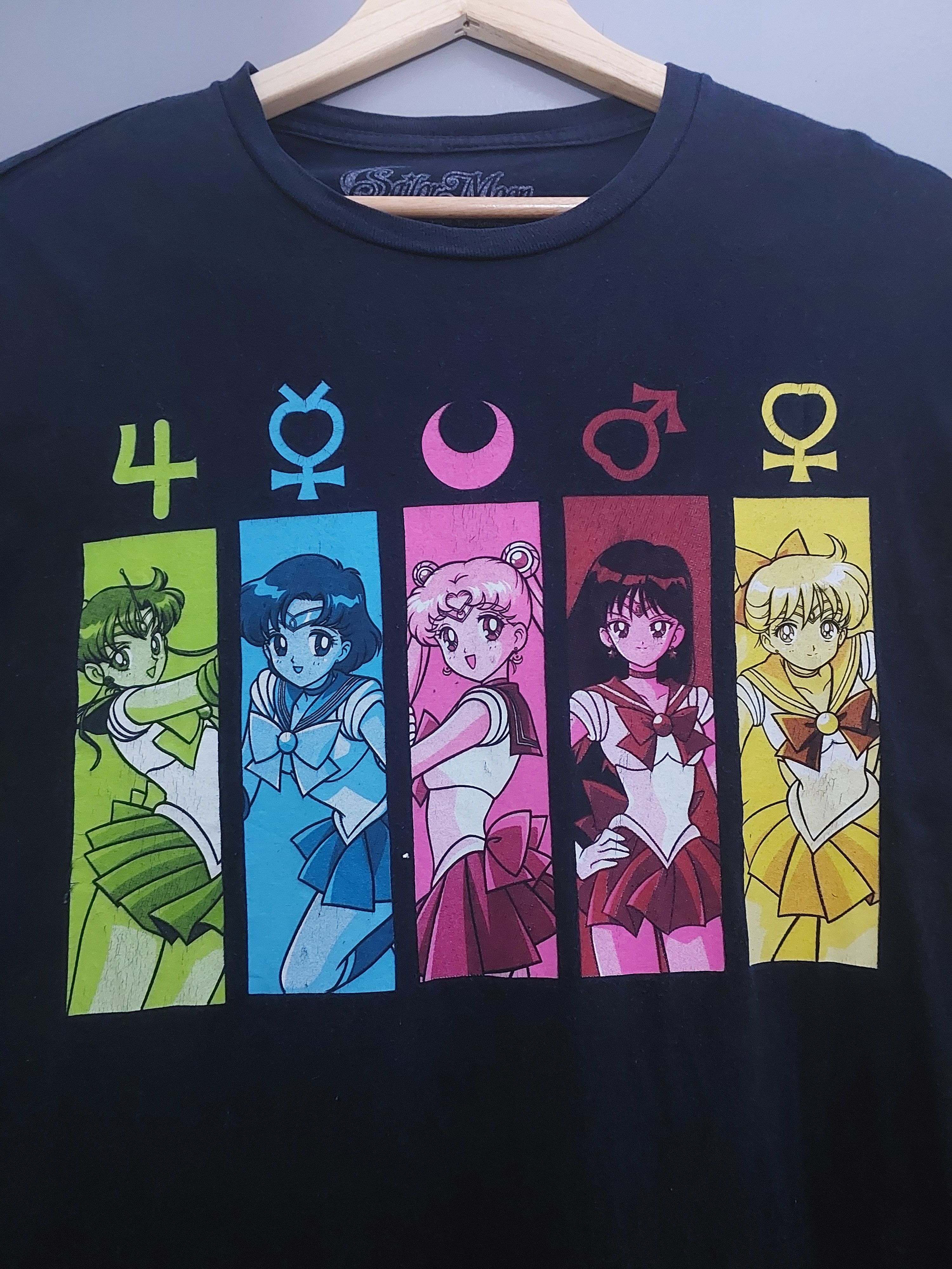Anime × Vintage SAILORMOON ANIME T-SHIRT Size US L / EU 52-54 / 3 - 7 Thumbnail