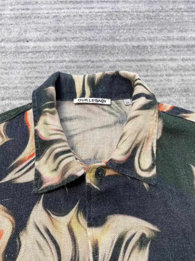 Our Legacy our legacy Thorn Flame Short Sleeve Shirt Floral Hawaiian S Size US S / EU 44-46 / 1 - 4 Thumbnail