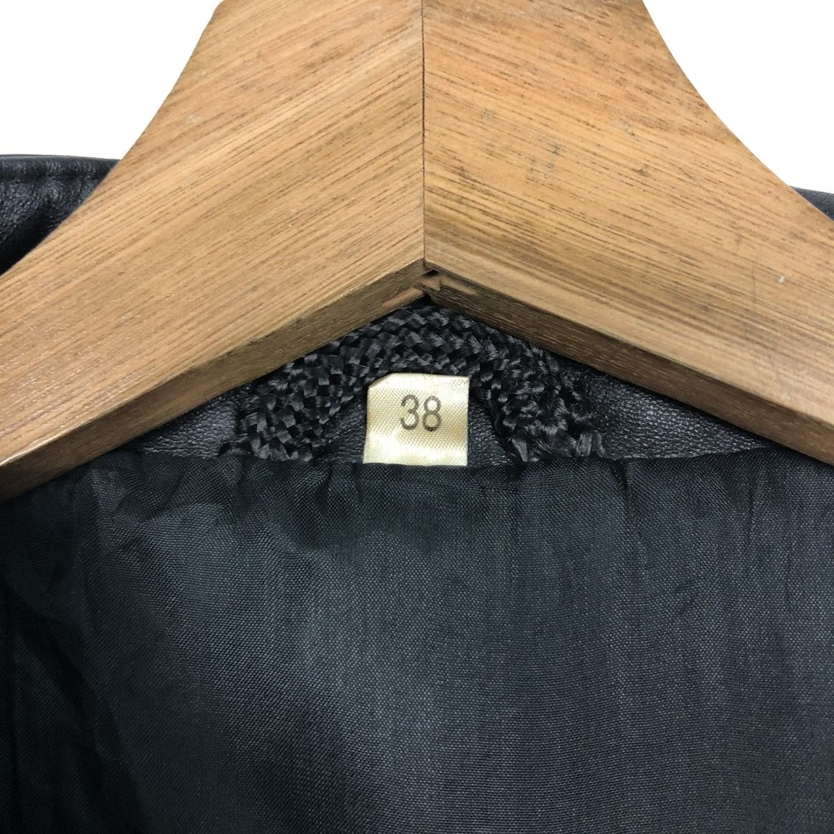 Genuine Leather 🔥VINTAGE UNBRANDED LEATHER BOMBER JACKET ISSEY MIYAKE Size US M / EU 48-50 / 2 - 20 Thumbnail