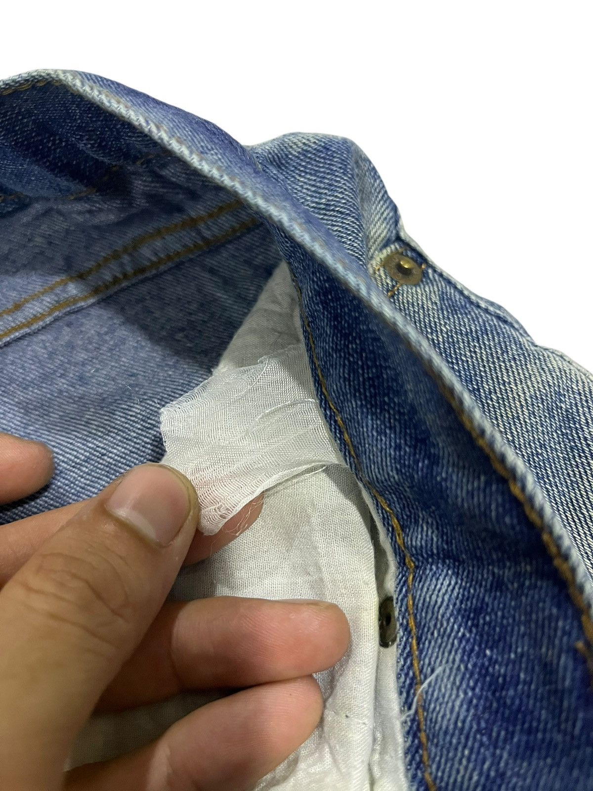 If Six Was Nine × Japanese Brand × Le Grande Bleu (L.G.B.) 🇯🇵JAPANESE BRAND WASHED BLUE DENIM NICE FADED Size US 32 / EU 48 - 6 Thumbnail