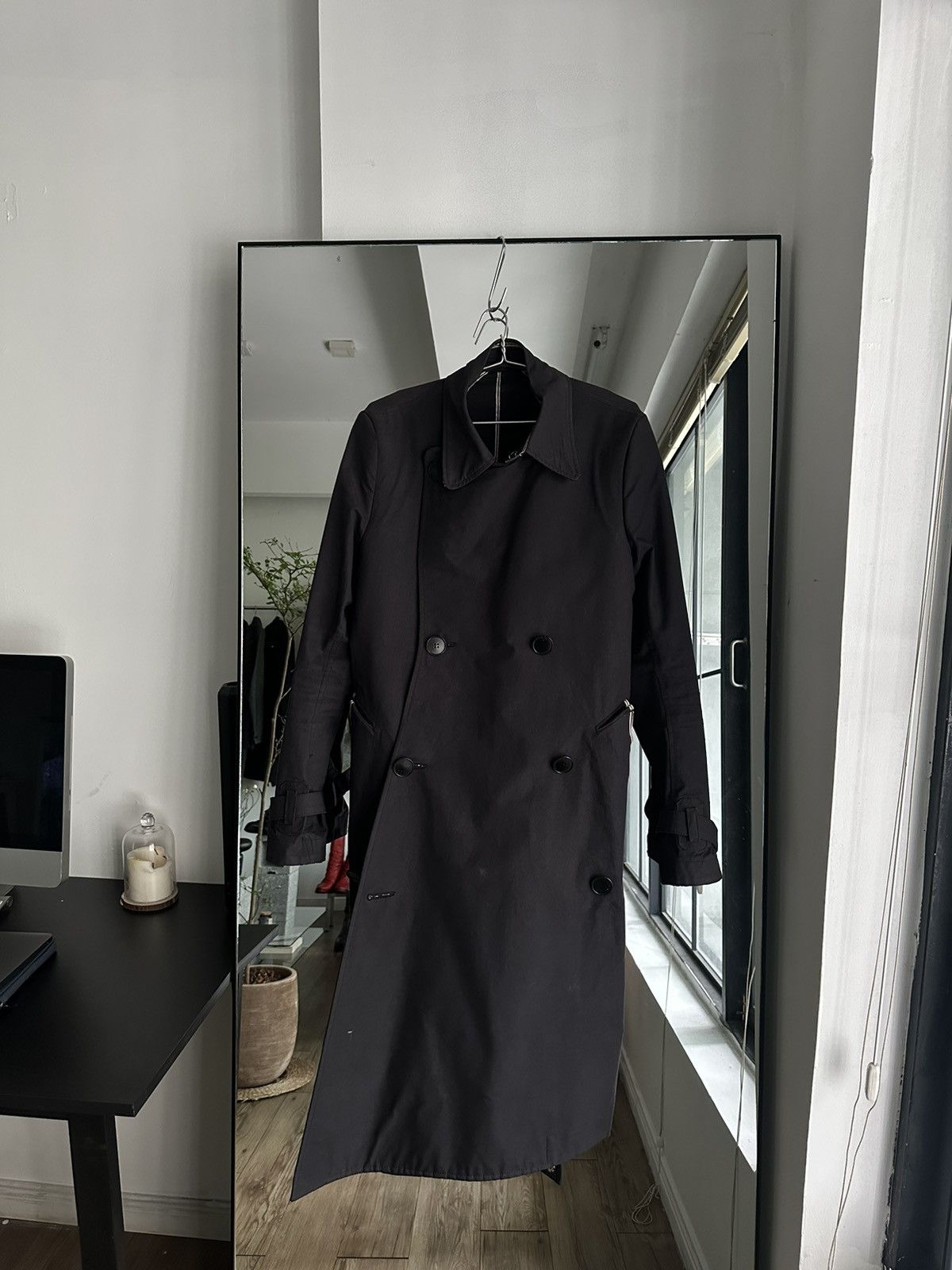 Carol Christian Poell Self Edge Tailored Crossfront Trench Coat Size US S / EU 44-46 / 1 - 6 Thumbnail
