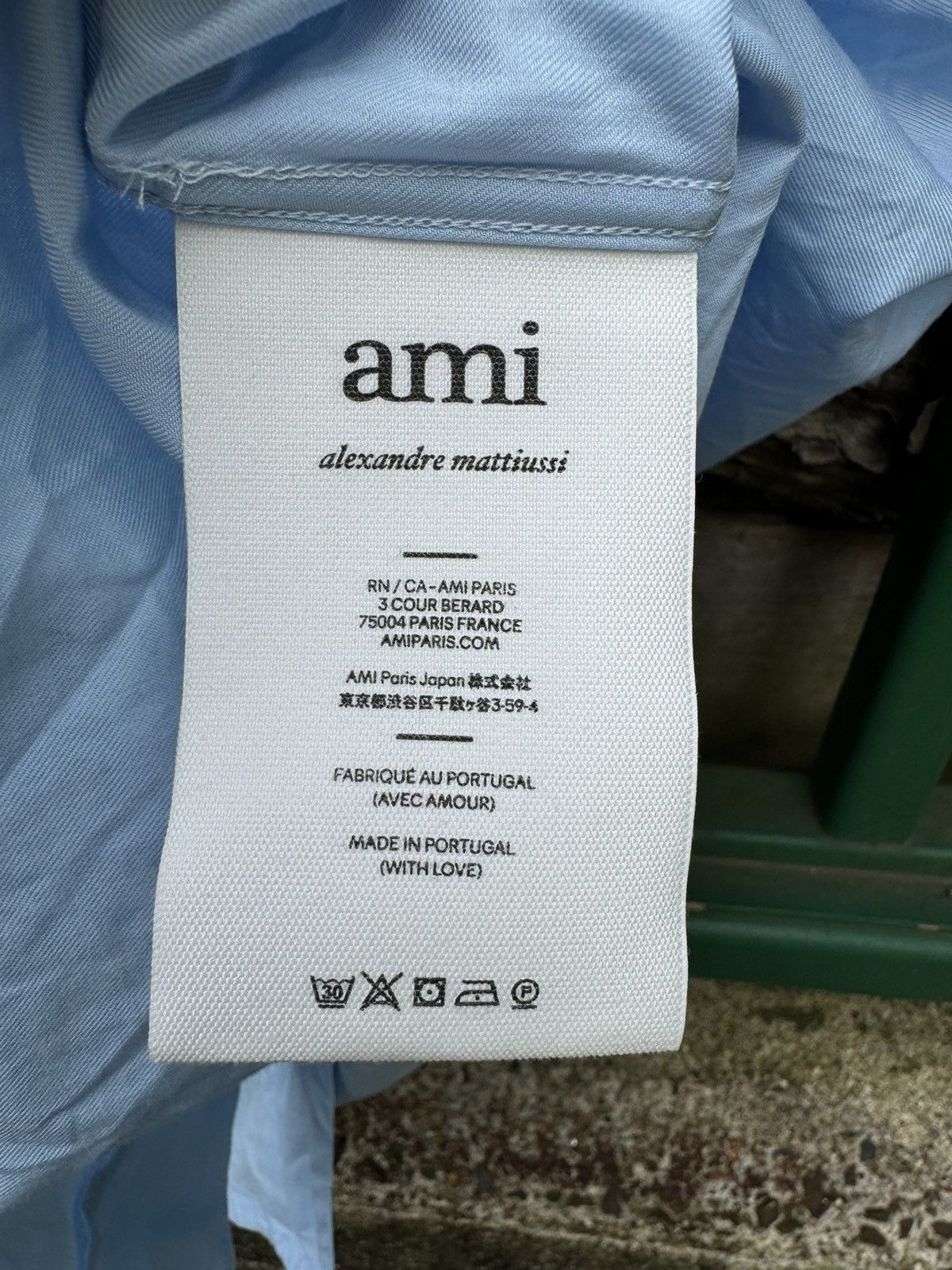 AMI Ami camp collar shirt in sky blue Size 41 Large Size US L / EU 52-54 / 3 - 5 Thumbnail