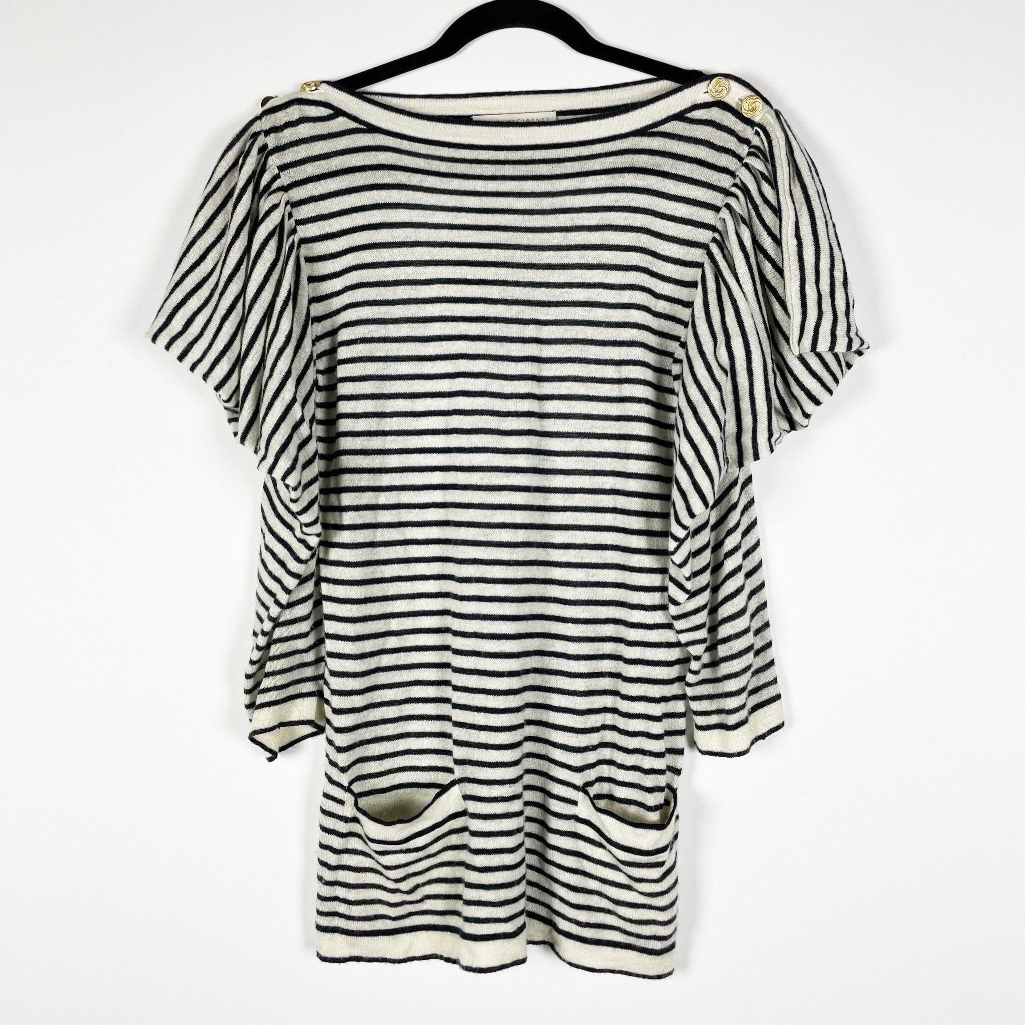 Stella McCartney Stella McCartney Cashmere Linen Knit Ruffle Size S / US 4 / IT 40 - 1 Thumbnail