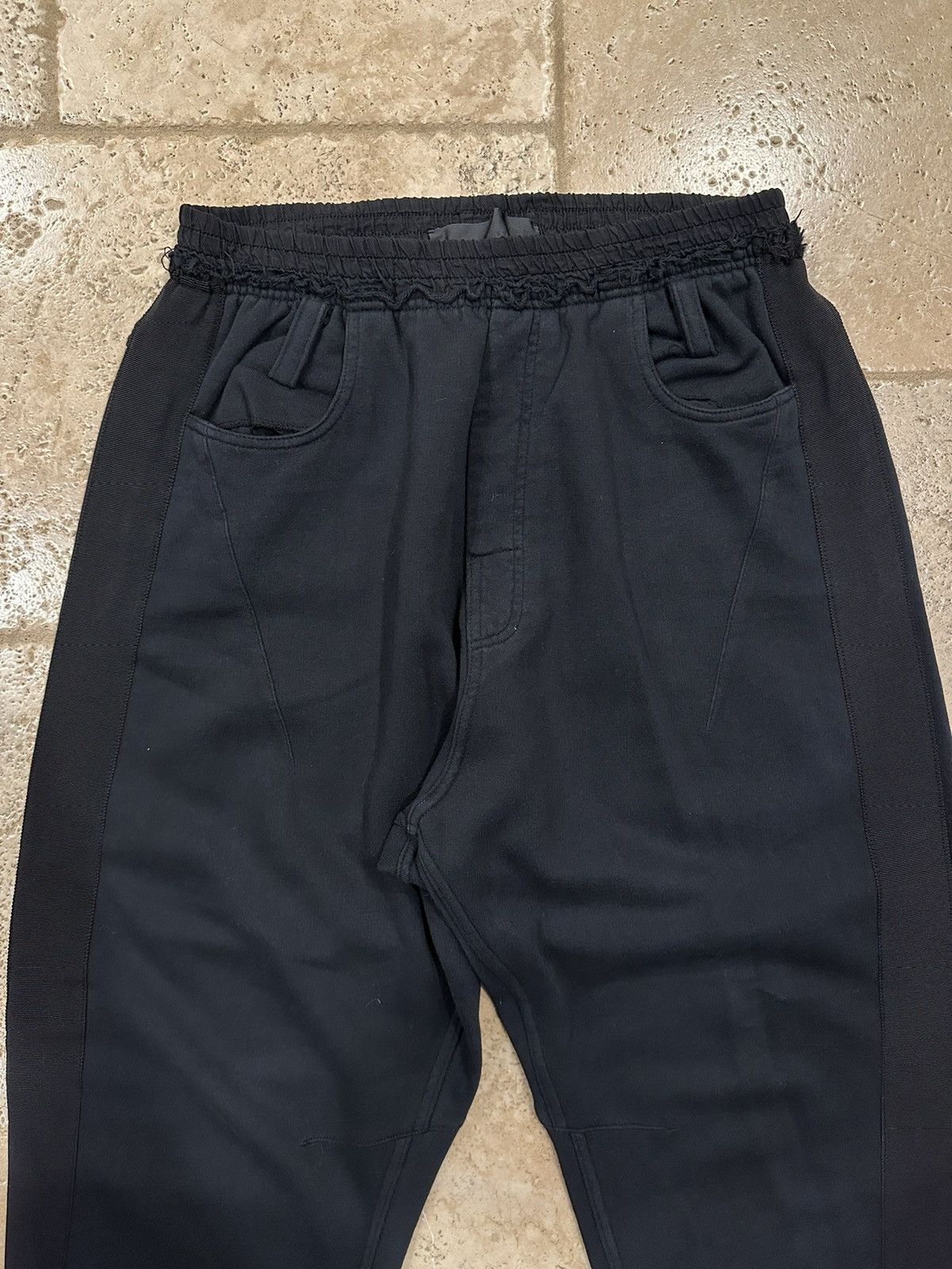 Haider Ackermann Haider Ackermann Black Perth Jogger Taxedo Pants Size US 33 - 9 Thumbnail