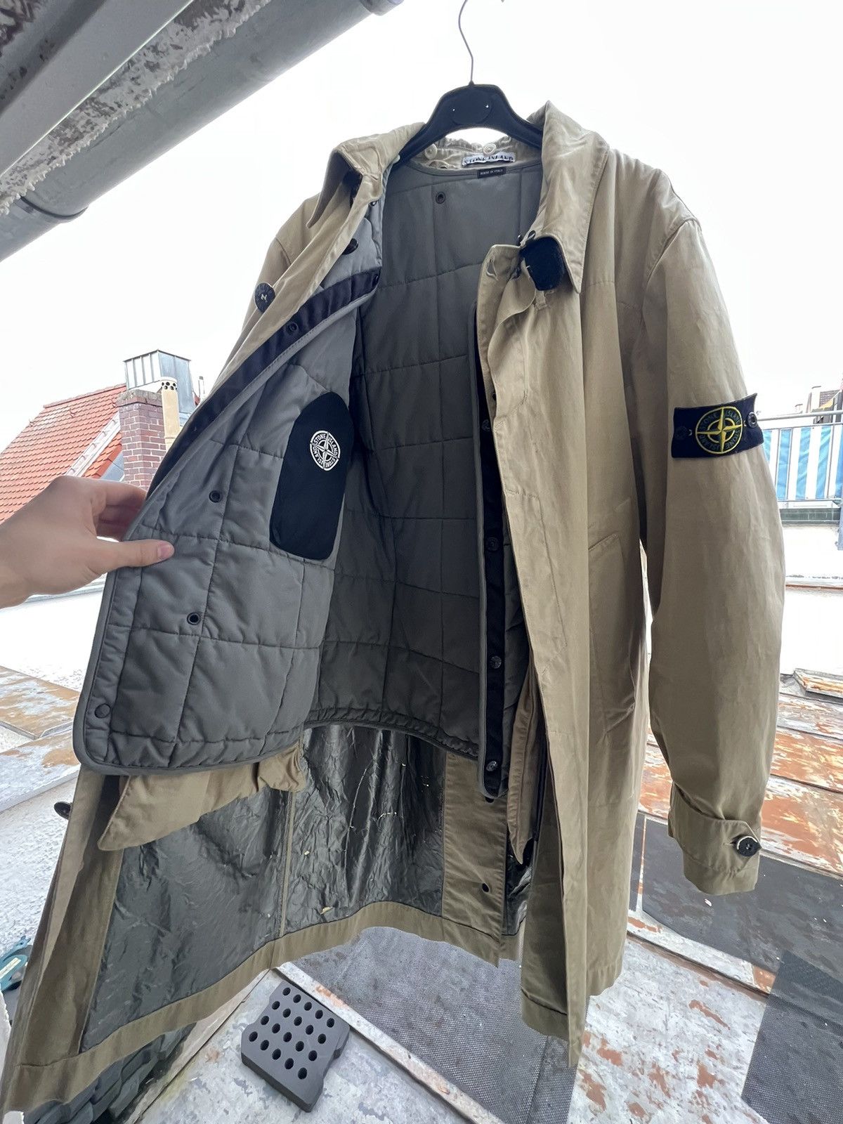 Stone Island × Vintage Stone Island trench coat from movie "Green Street Hooligans" Size US L / EU 52-54 / 3 - 10 Thumbnail