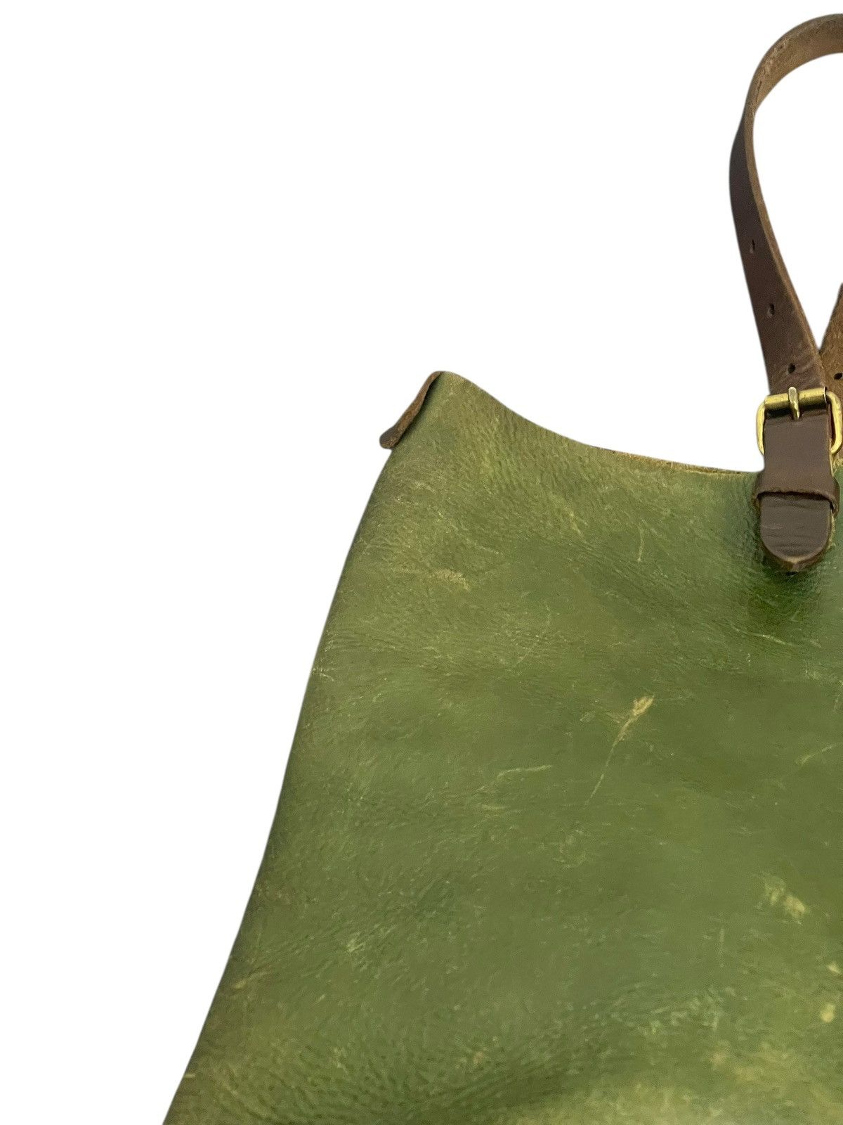 Genuine Leather Full Leather Patina Green Alto Japan Tote Shoulder Bag 2🟩1 Size ONE SIZE - 12 Thumbnail