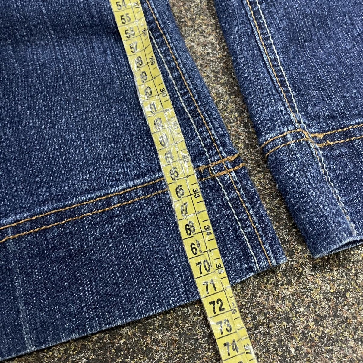Vintage Vintage Y2K Baggy Wide Leg Flared Jeans Streetwear Logo 32 Size 32" / US 10 / IT 46 - 7 Thumbnail