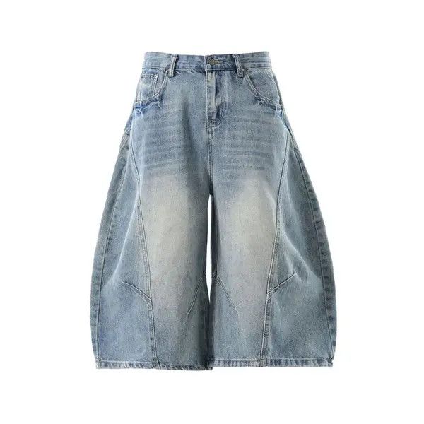 Vintage VIBE Vintage baggy washed silhouette machete denim shorts Size US 30 / EU 46 - 5 Thumbnail