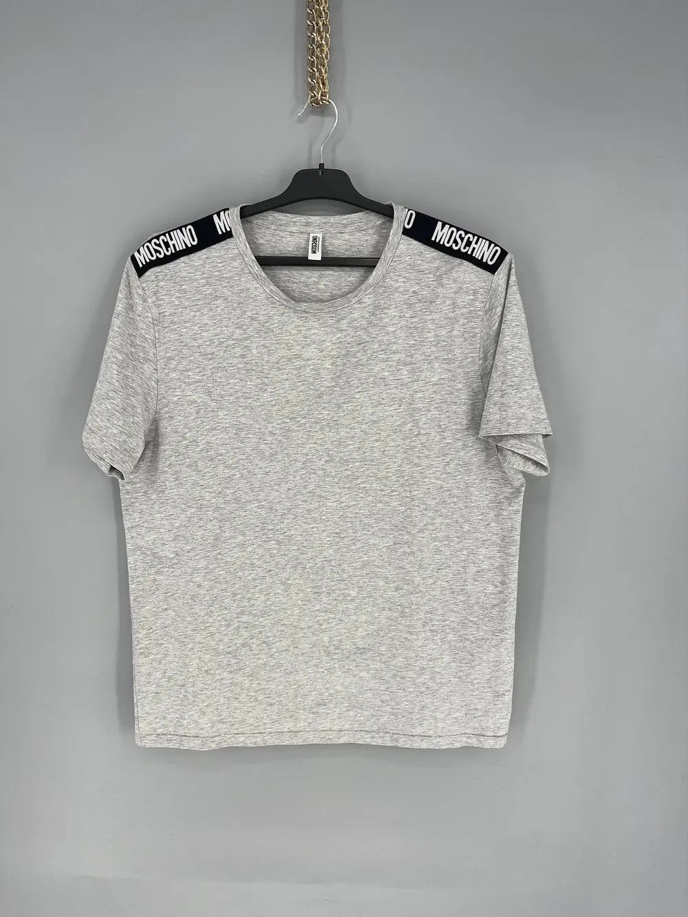 Designer Vintage Y2K Moschino Blank Tee Shirt Mini logo luxury SizeXL Size US L / EU 52-54 / 3 - 1 Thumbnail