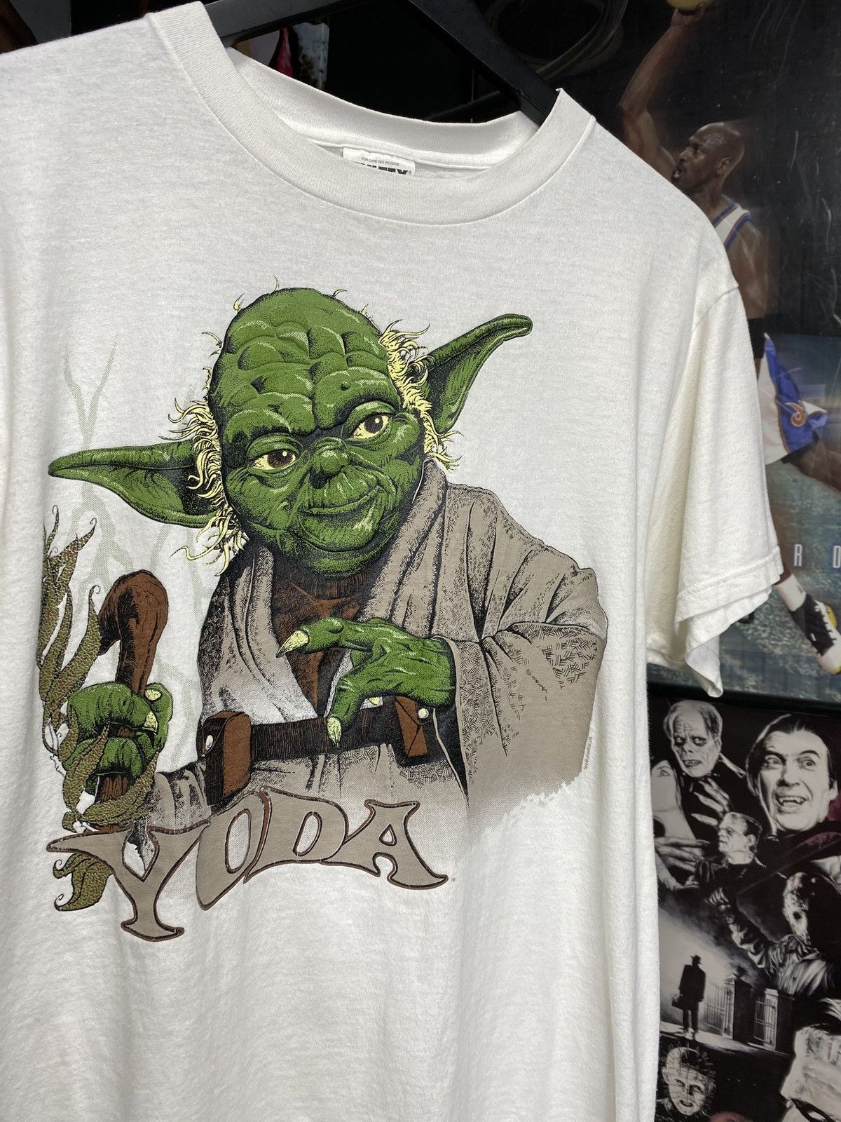 Vintage Vintage 90’s Star Wars Yoda T-Shirt Adult Size Large Size US L / EU 52-54 / 3 - 2 Thumbnail