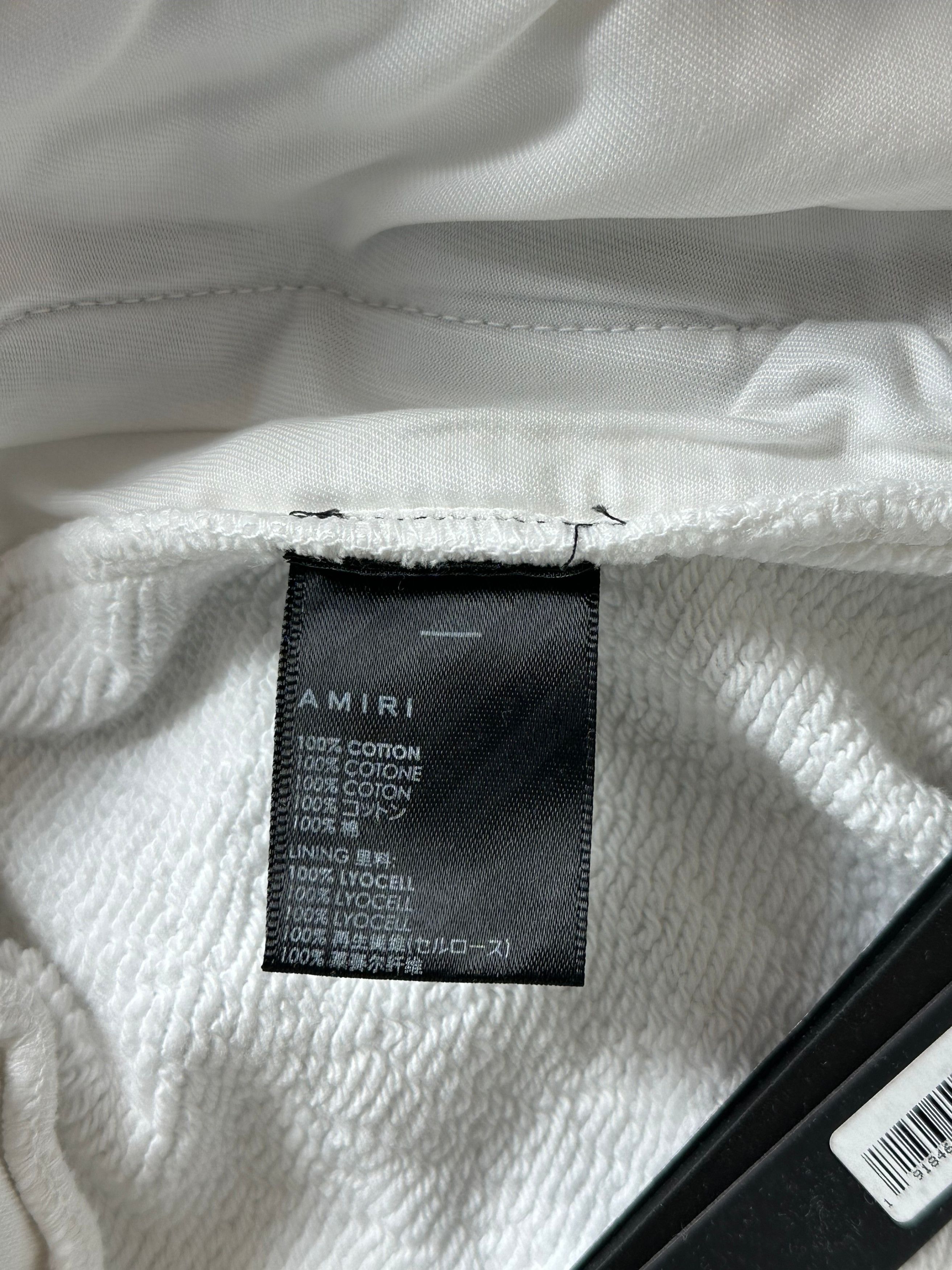 Amiri Amiri White & Black 22 Logo Shorts Size US 34 / EU 50 - 4 Thumbnail