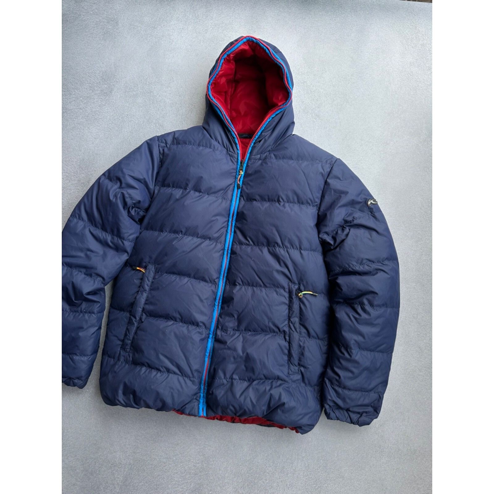 KJUS VTG Kjus Reversible Down Puffer Jacket Red / Navy Size US M / EU 48-50 / 2 - 14 Thumbnail
