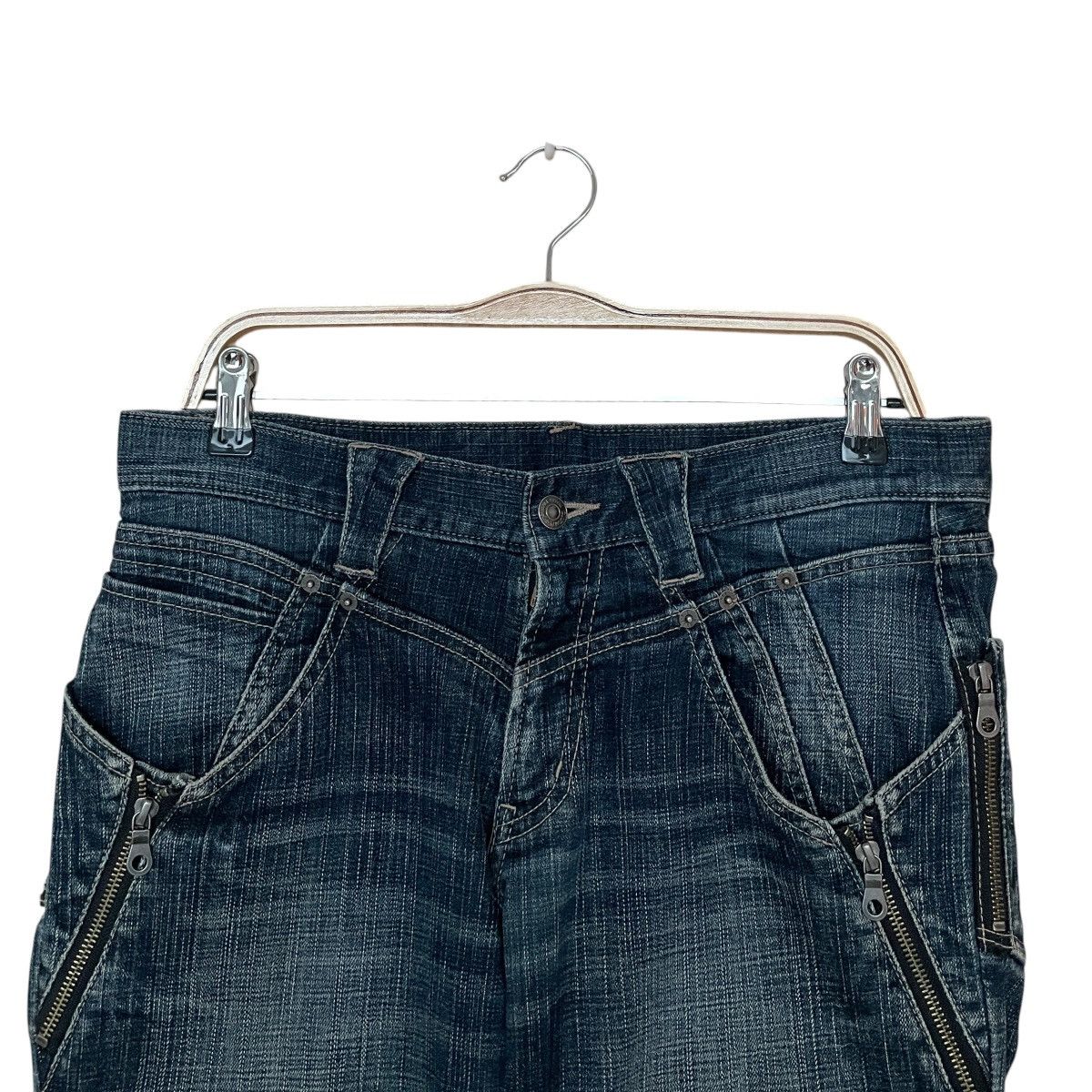 14th Addiction × Le Grande Bleu (L.G.B.) × PPFM Vintage Japanese Brand PPFM Jeans 2000s Size US 33 - 3 Thumbnail