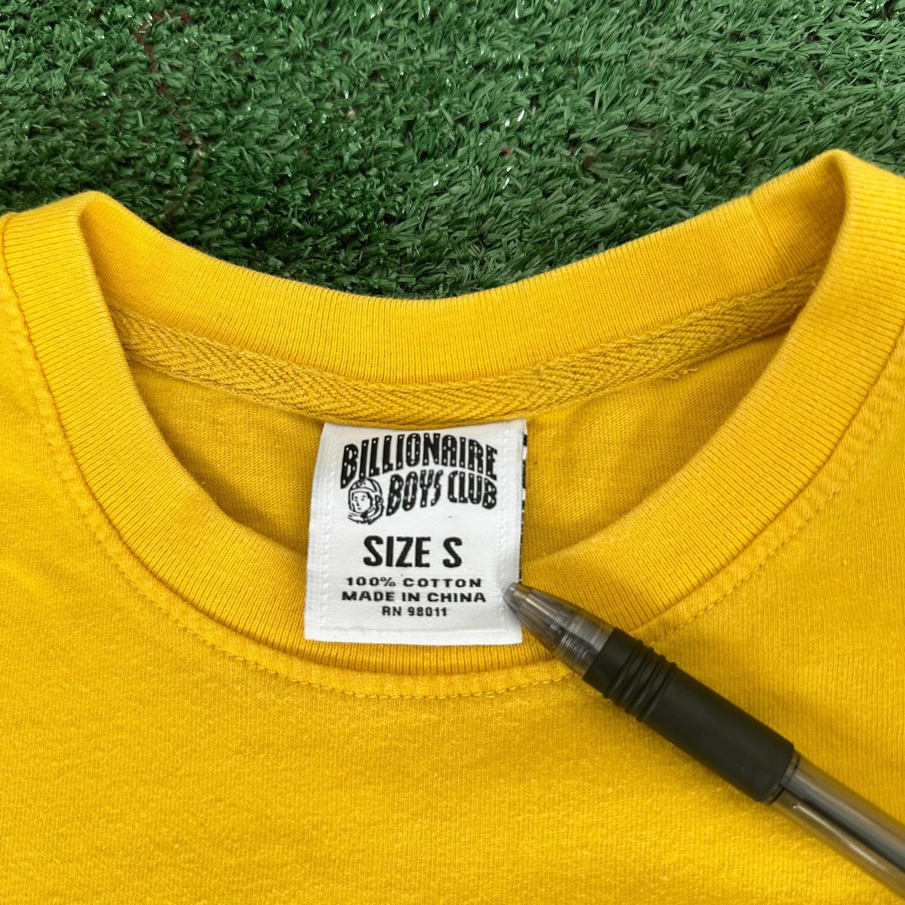 Billionaire Boys Club BBC Billionaire Boys Club Ice Cream T-Shirt Yellow S Hip Hop Size US S / EU 44-46 / 1 - 3 Thumbnail