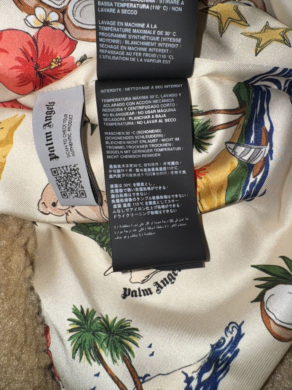 Palm Angels Palm Angels Camel Bear In Mind Overshirt. Size L . 50 Size US M / EU 48-50 / 2 - 10 Thumbnail