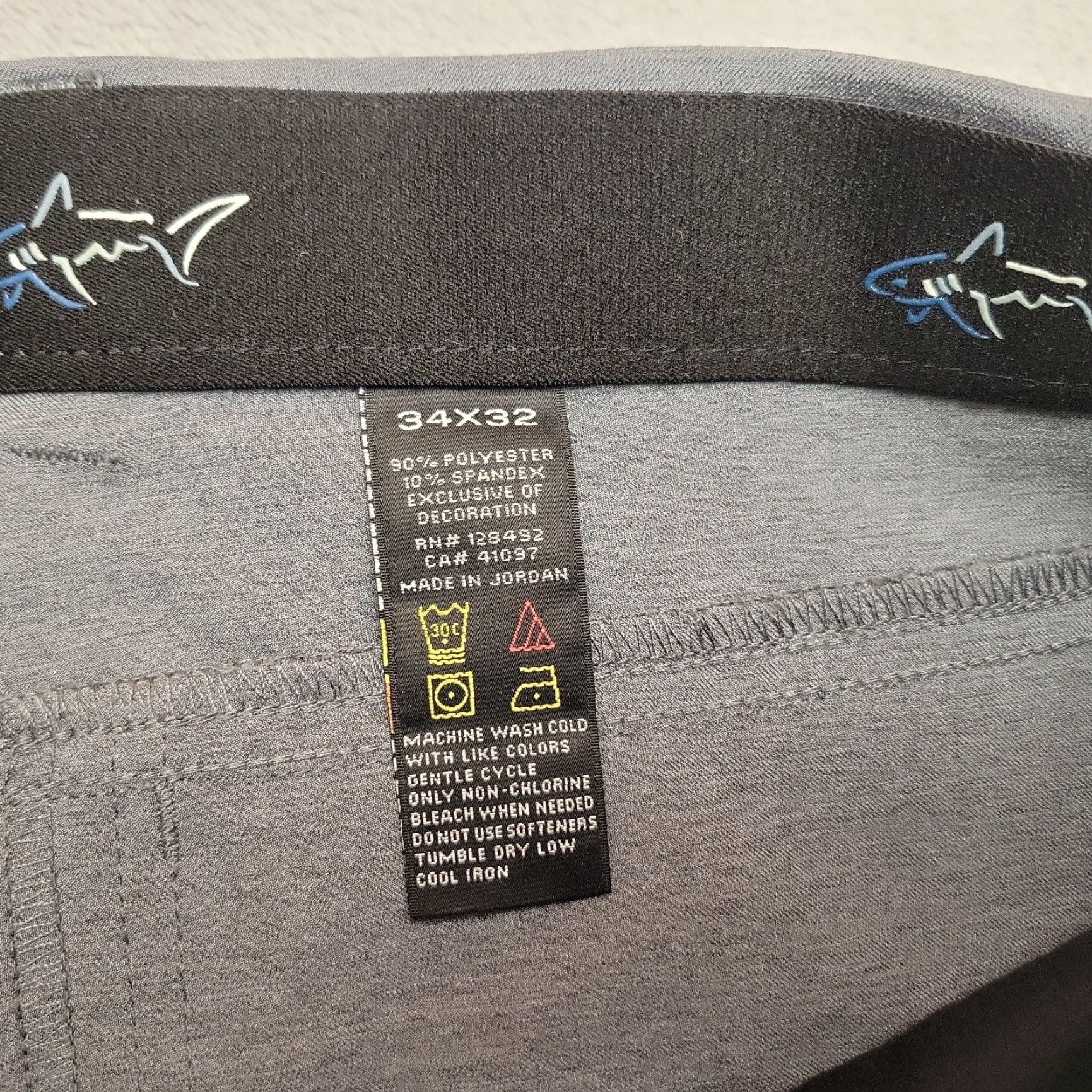 Vintage Greg Norman Pants Men 34x32 Gray Stretch Golf Performance Lightweight Modern Fit Size US 34 / EU 50 - 4 Thumbnail