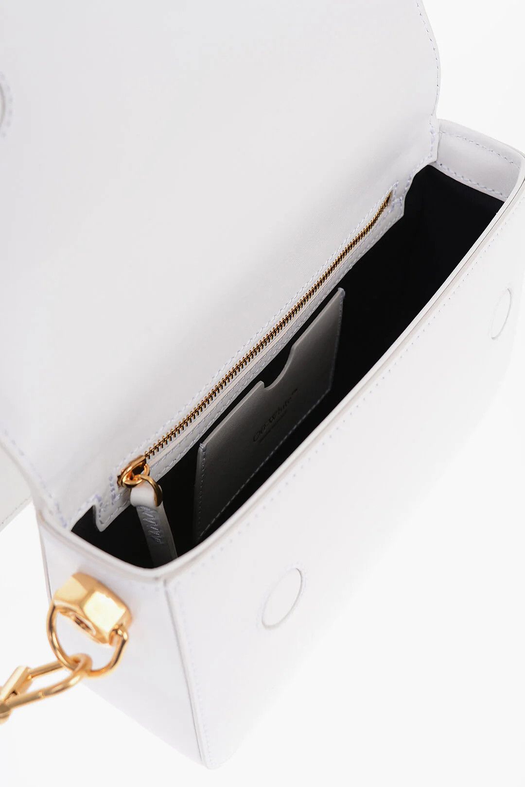 Off-White og1mm0426 Size: OS / Leather Shoulder Bag in White Size ONE SIZE - 6 Thumbnail
