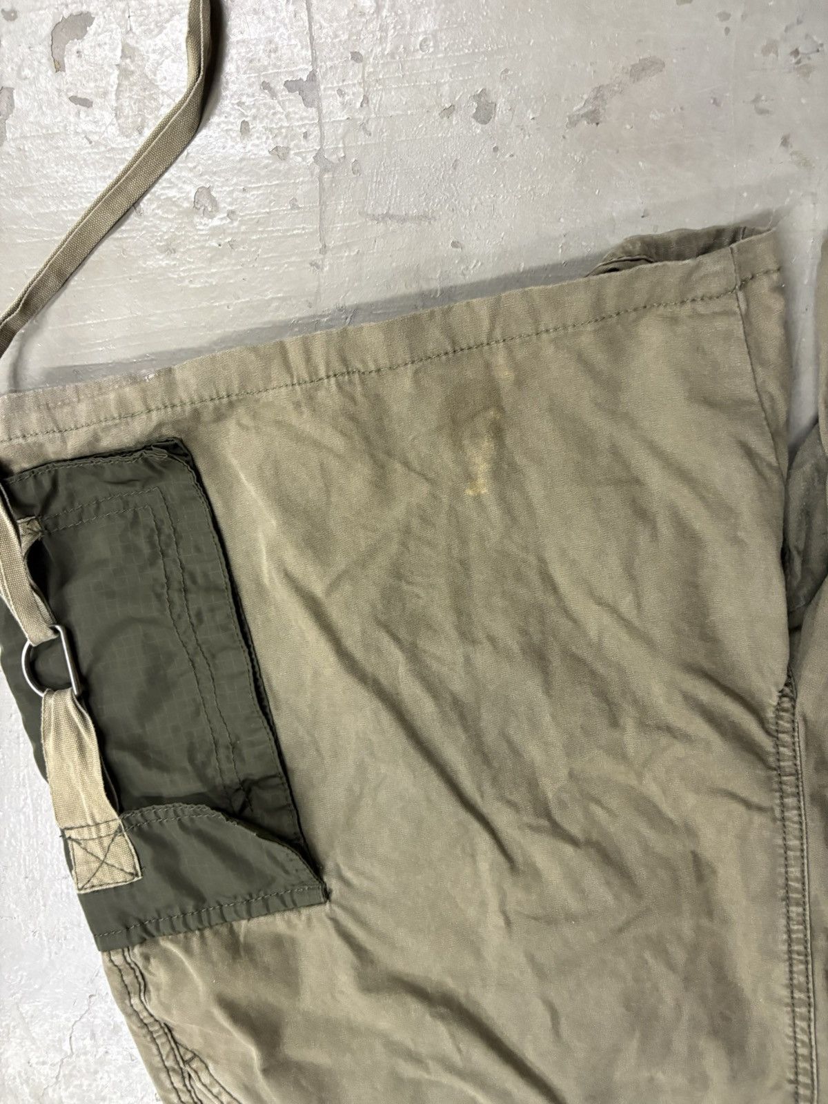 Japanese Brand Vintage Seynaeve MVO Military Belgian Army Twill Cargo Short Size US 34 / EU 50 - 5 Thumbnail