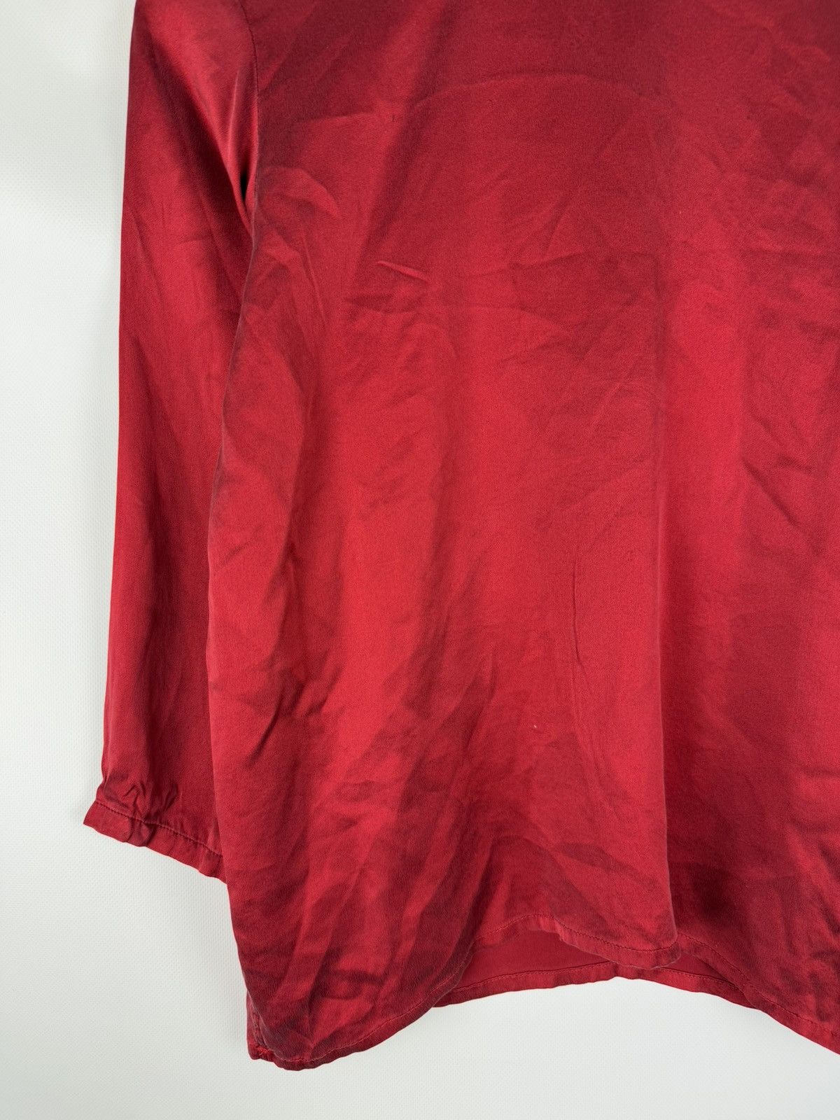 Vintage × Yves Saint Laurent Yves Saint Laurent Rive Gauche Vintage Silk Tunic Blouse Size XS / US 0-2 / IT 36-38 - 7 Thumbnail
