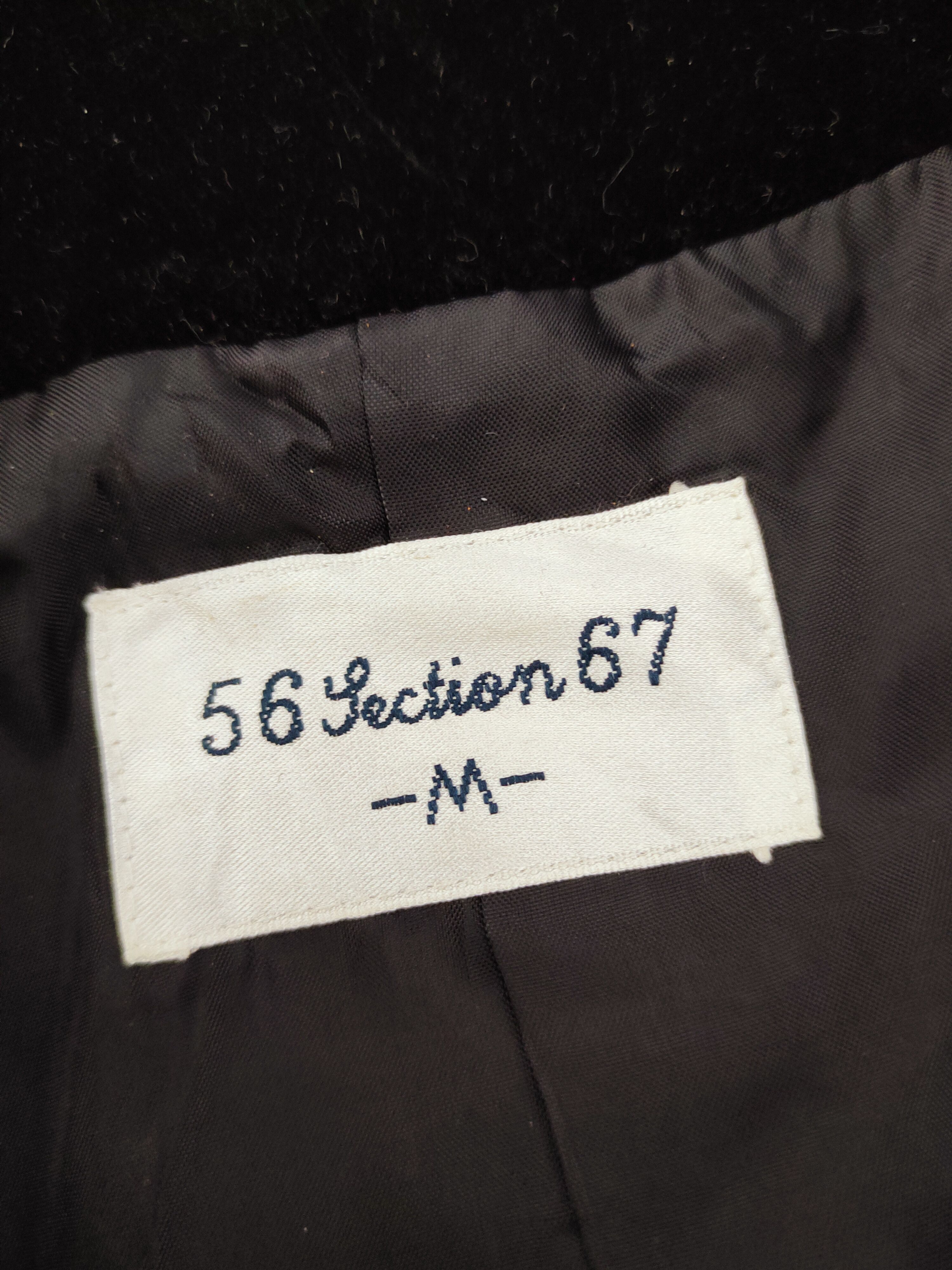 Japanese Brand × Vintage 56 Section 67 Black Blazers - Vintage Luxury Design Size M / US 6-8 / IT 42-44 - 11 Thumbnail