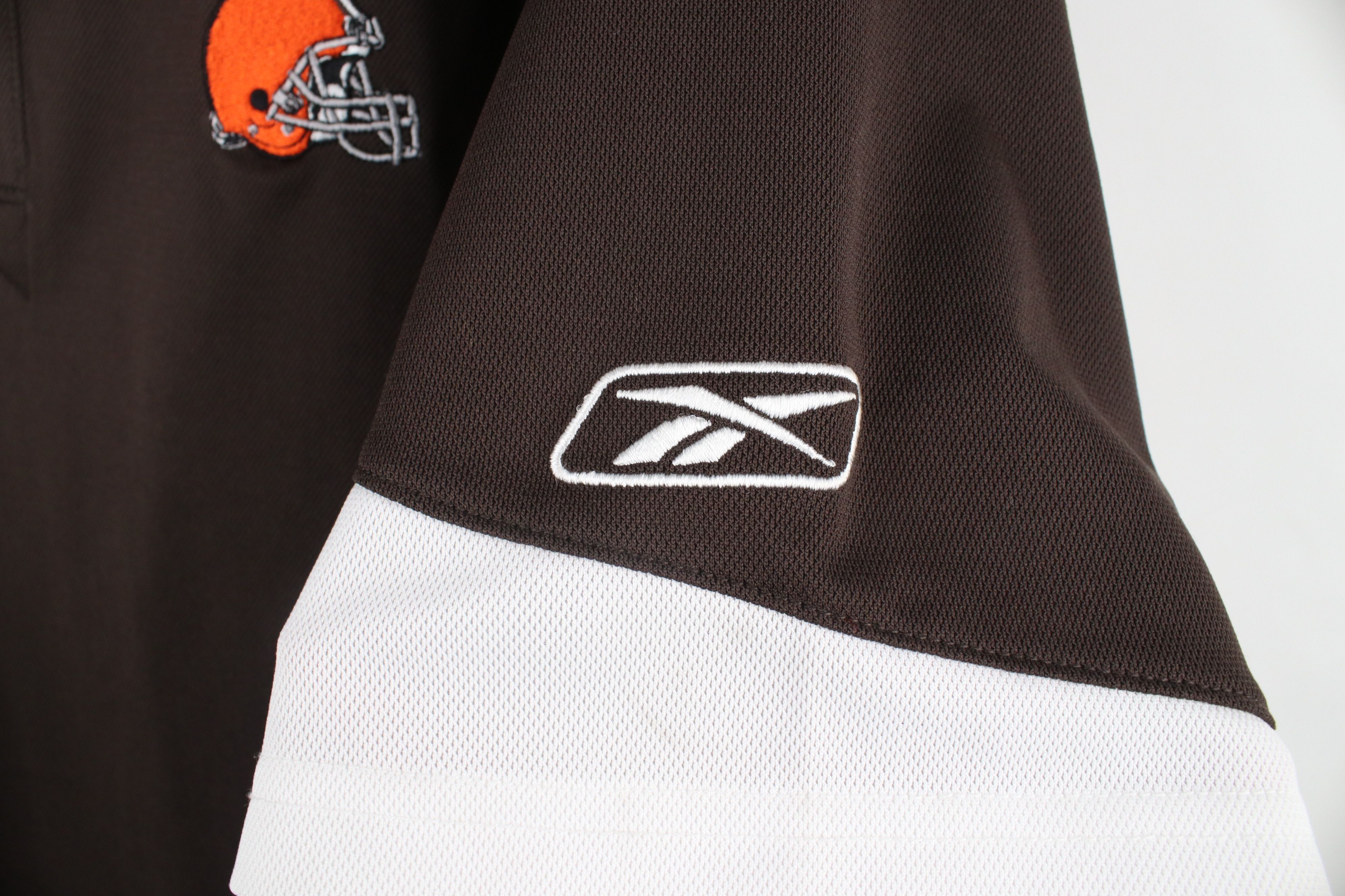 Reebok × Vintage Deadstock Vintage Y2K Reebok Cleveland Browns Football Polo Size US L / EU 52-54 / 3 - 5 Thumbnail