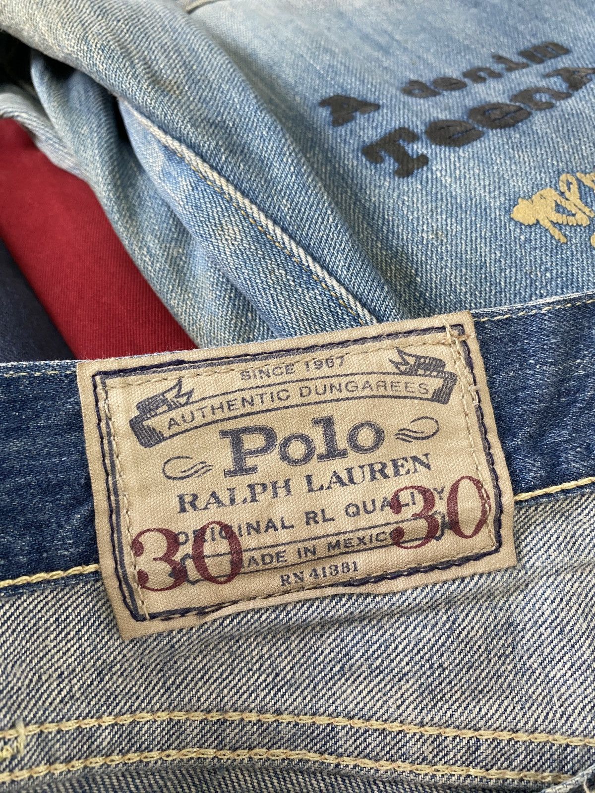 Polo Ralph Lauren Distressed Denim