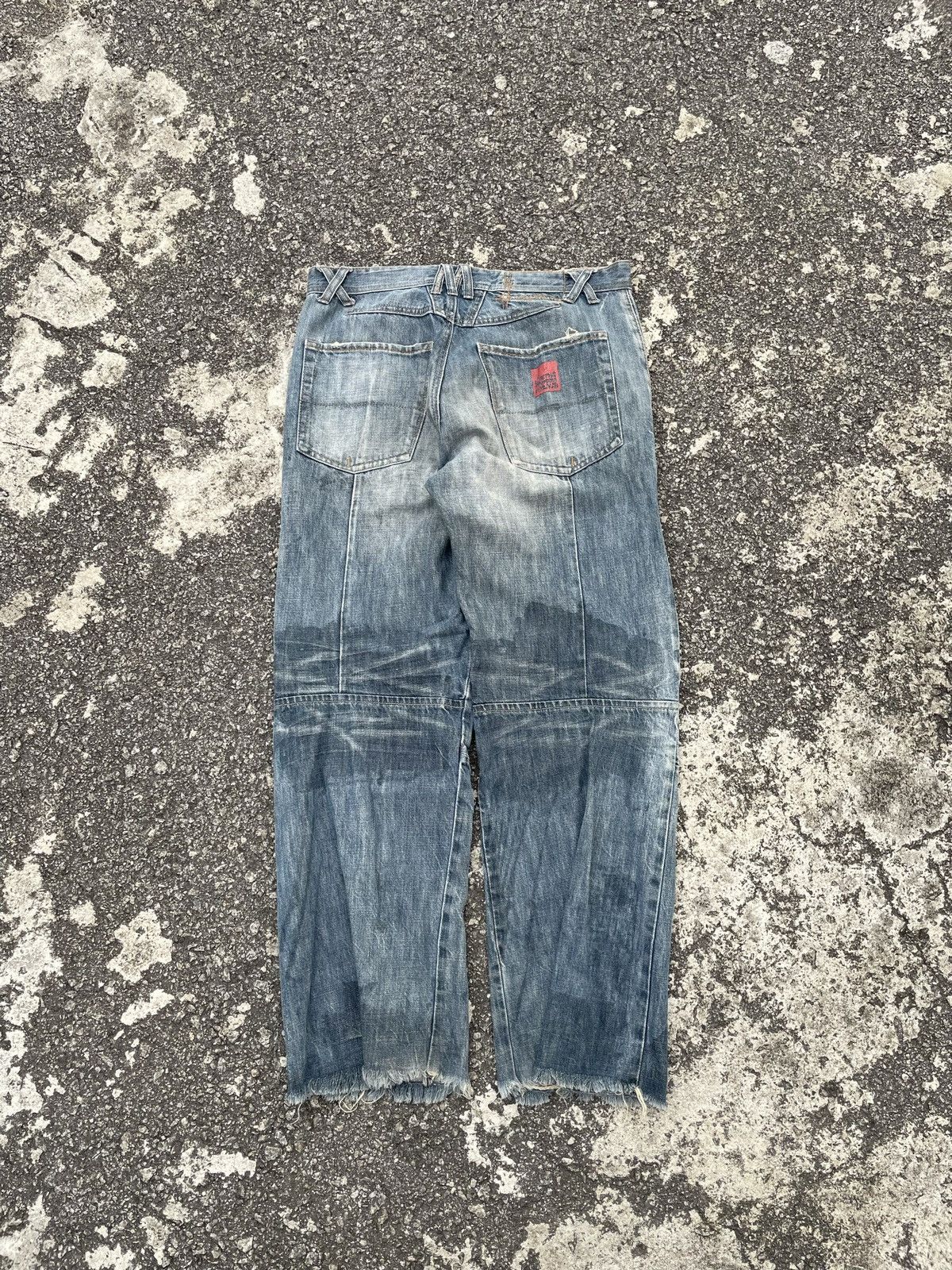 Marithe + Francois Girbaud Vintage Marithe Francois Girbaud Distressed Denim Size US 34 / EU 50 - 8 Thumbnail