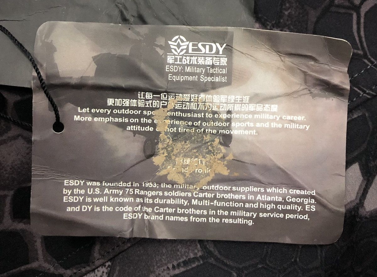 Vintage Vintage ESDY Outdoor Tactical Series Pants Size US 35 - 14 Thumbnail