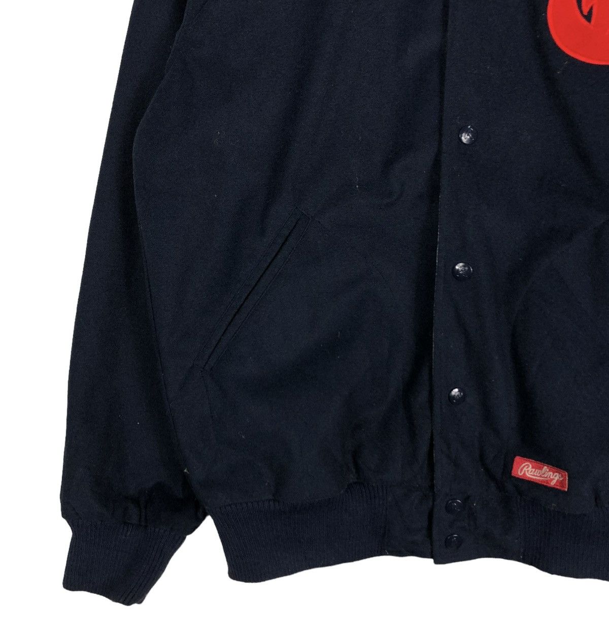 Japanese Brand 🔥VINTAGE BOMBER JACKET RAWLINGS JAPAN BIG LOGO Size US L / EU 52-54 / 3 - 6 Thumbnail