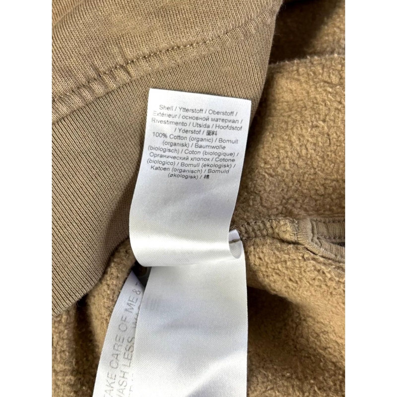 Ganni Ganni Hoodie Mens Size S/M Brown Cotton Pullover Long Sleeve Breathable Pockets Regular Fit Size US S / EU 44-46 / 1 - 4 Thumbnail