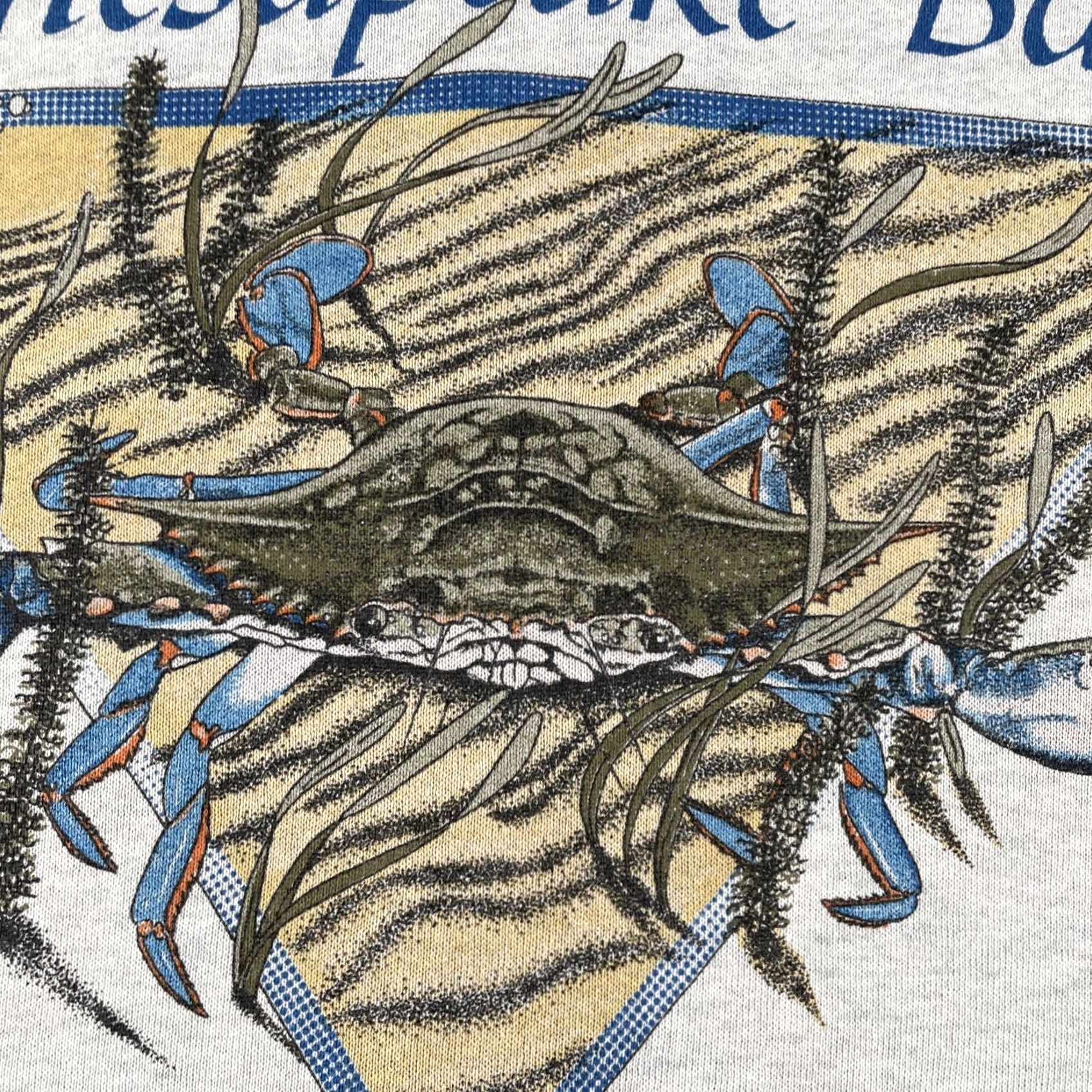 Fruit Of The Loom VINTAGE Fruit of the Loom Sweatshirt Mens XL Chesapeake Bay Blue Crab Made In USA Sweatshirt Size US XL / EU 56 / 4 - 4 Thumbnail