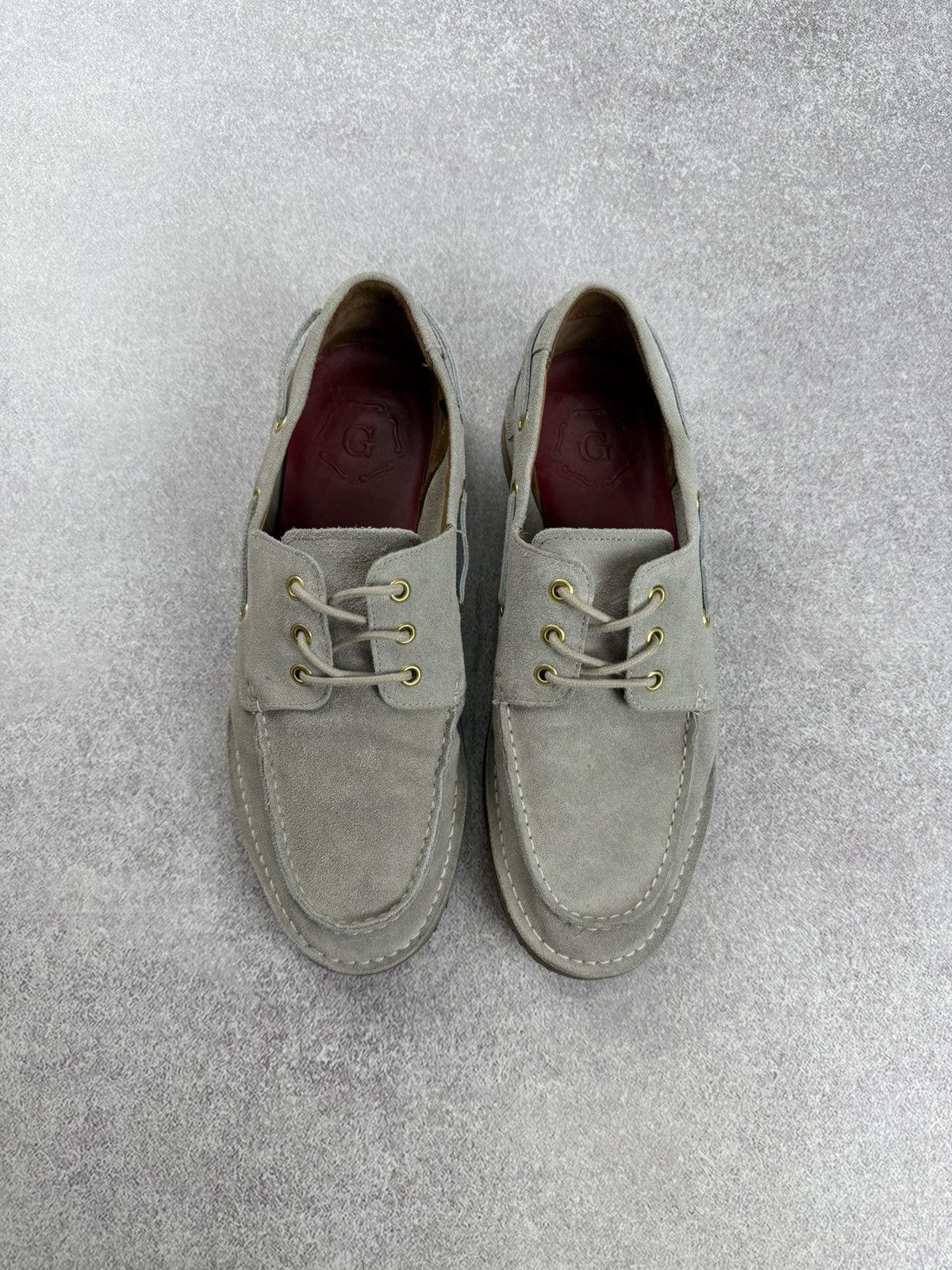 Grenson Grenson Sheldon Suede Leather Top-Sider Loafers Size US 10 / EU 43 - 2 Thumbnail
