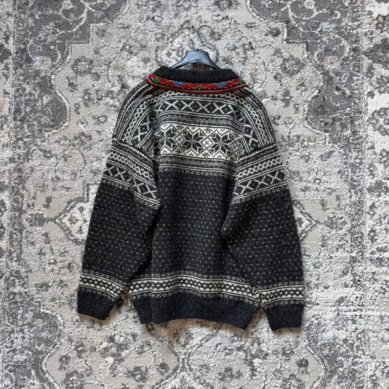 Dale Of Norway Vintage Lana Wool Norwool Knit Fair Isle Heavy Retro Sweater Size US M / EU 48-50 / 2 - 3 Thumbnail