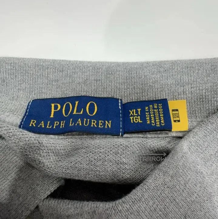 Polo Ralph Lauren Polo Ralph Lauren Grey Short Sleeve Polo with Embroidery. Size US XL / EU 56 / 4 - 4 Thumbnail