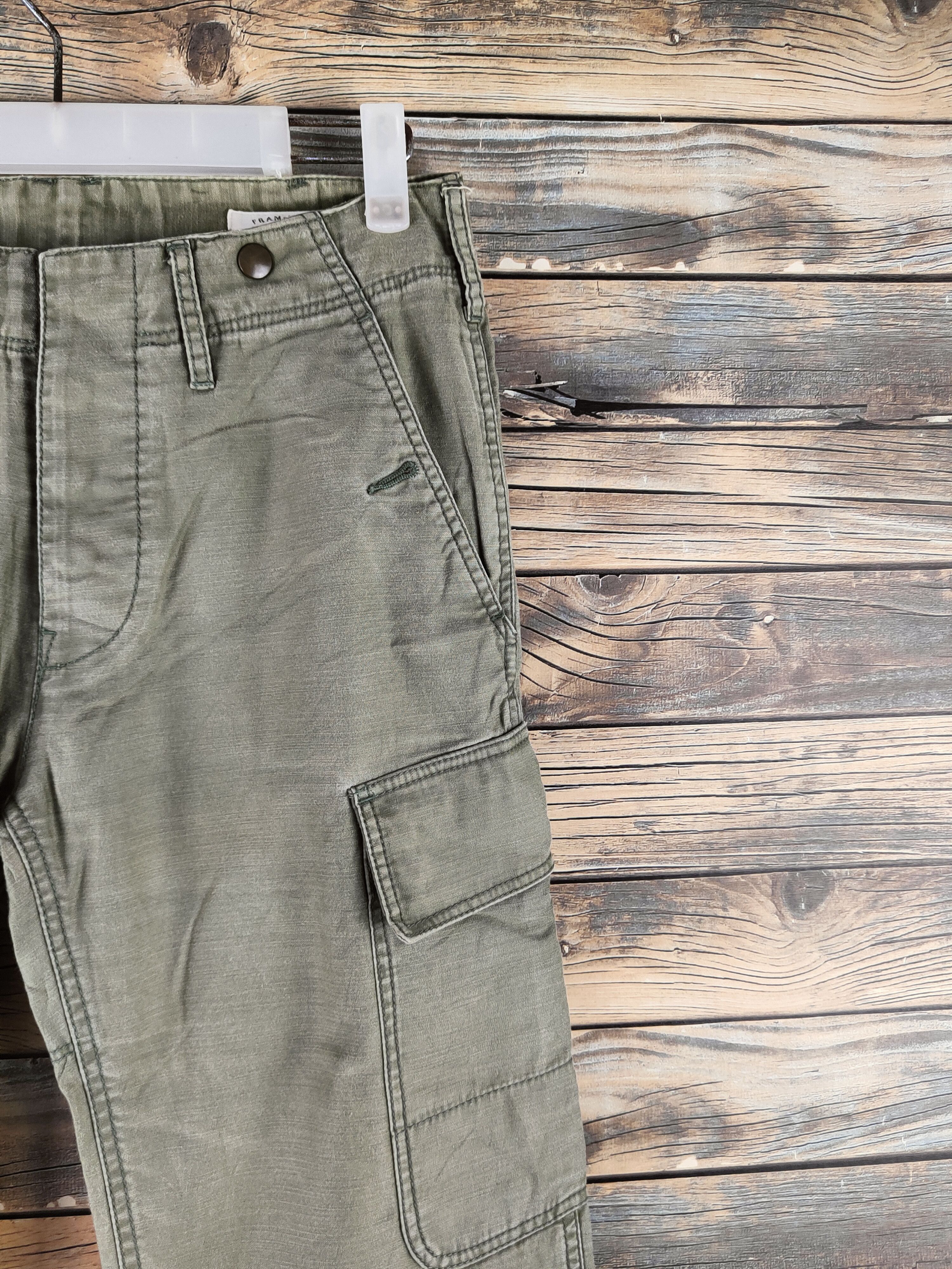 Japanese Brand DL Framework Army Green Multipocket Cargo Pants #46-880 Size US 29 - 6 Thumbnail